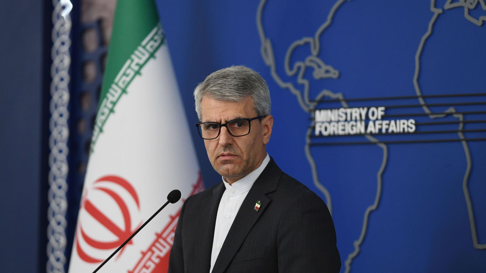 Ismail Baghai, Sprecher des iranischen Außenministeriums, hat Bundeskanzler Merz öffentlich kritisiert.