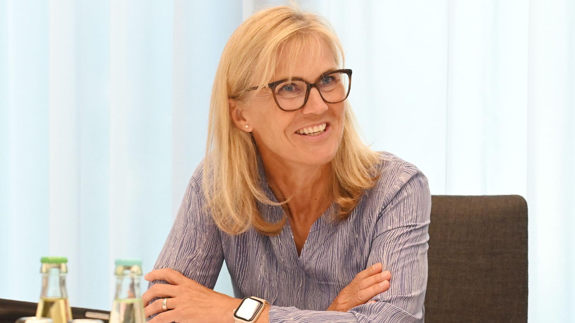 Anett Barsch hatte sich im Juni 2025 bei einem Gespräch über die Jahresbilanz als neue Vorständin vorgestellt.