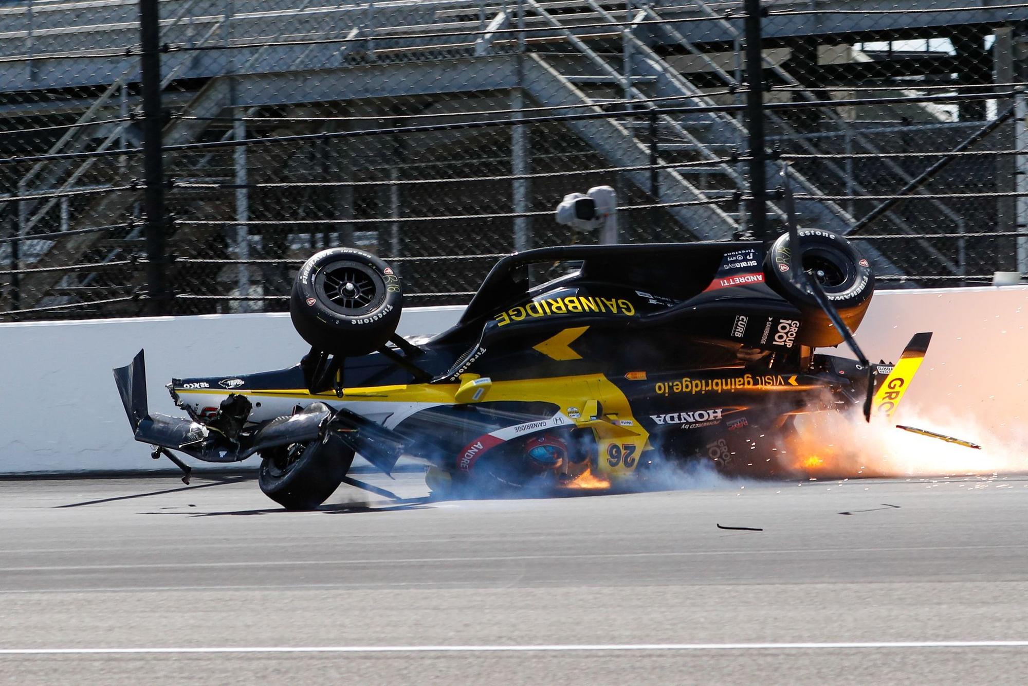 Unfall bei den Indy 500
