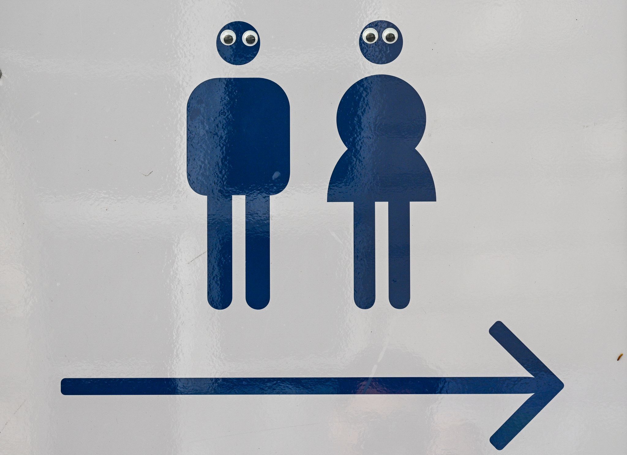 Toilettenschild