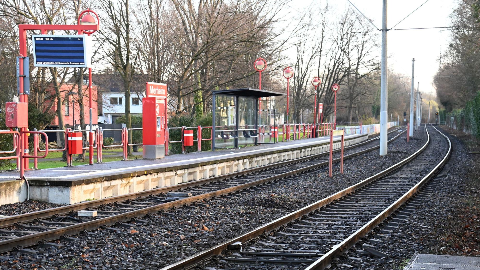 Die KVB-Haltestelle Köln-Merheim (Archivbild)