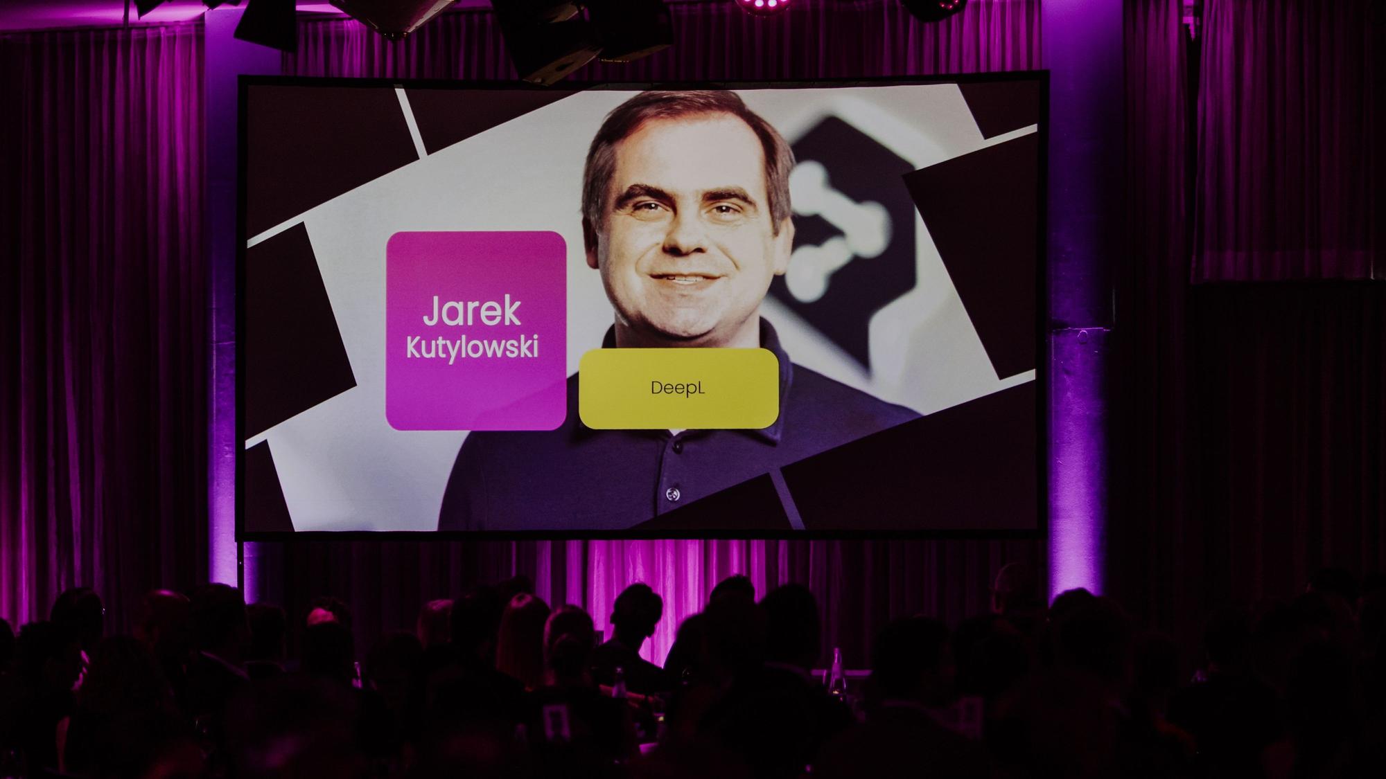 DeepL-Gründer Jarek Kutylowski war bei der Preisverleihung nicht zugegen.