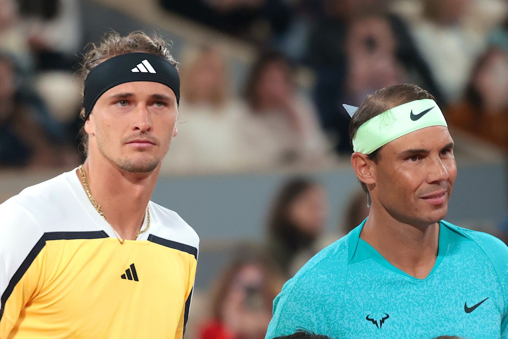 Alexander Zverev und Rafael Nadal