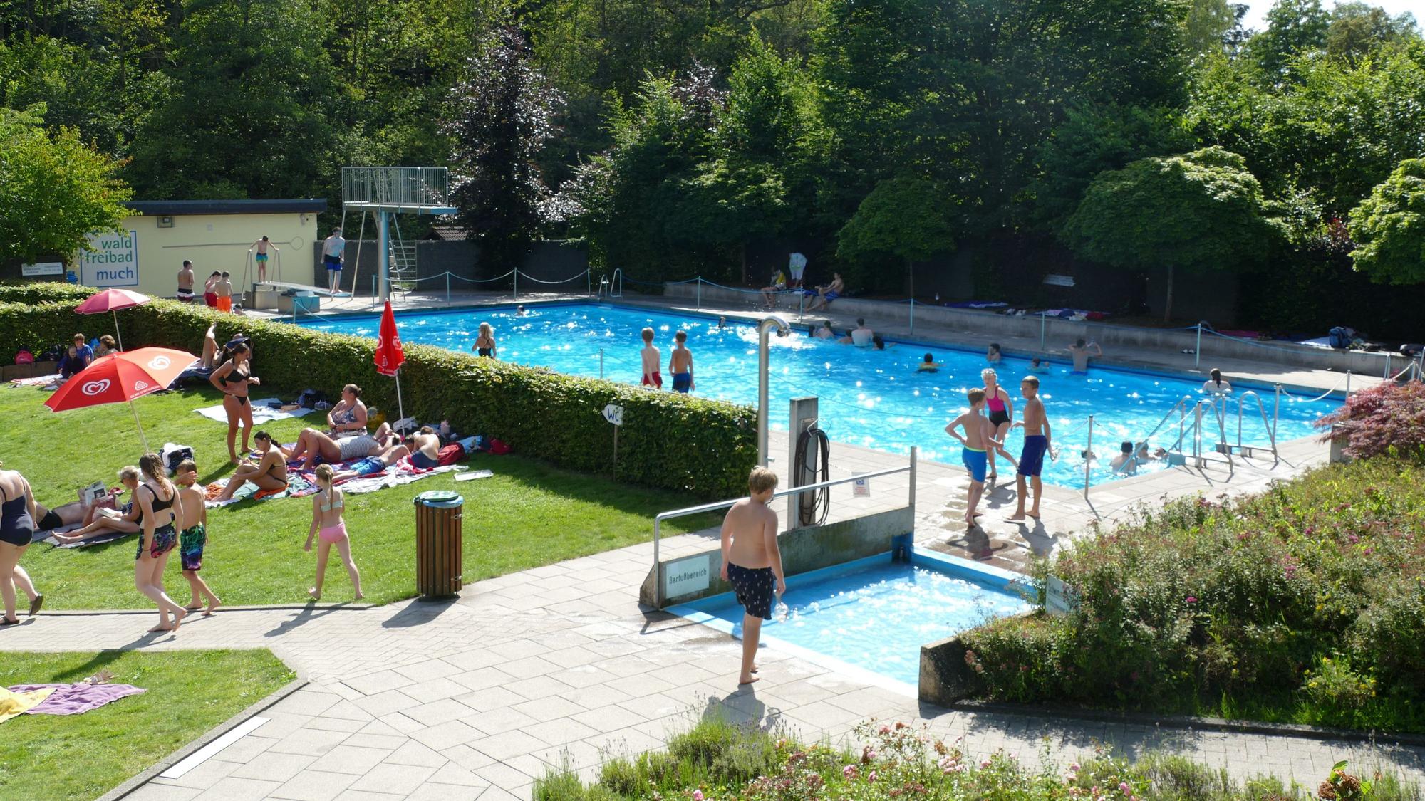 Das Waldfreibad Much.