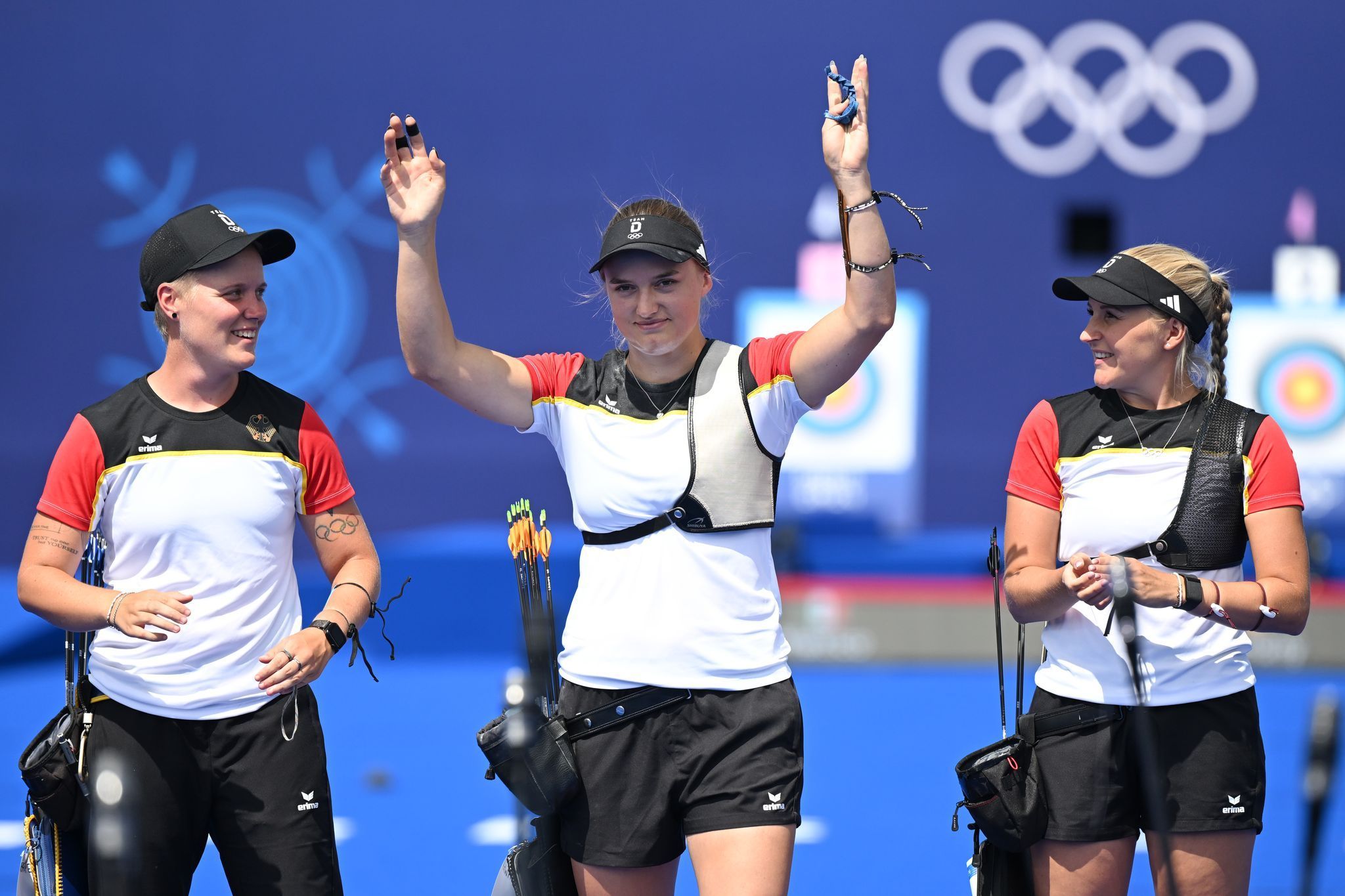 Deutsches Frauen-Team Bogenschießen