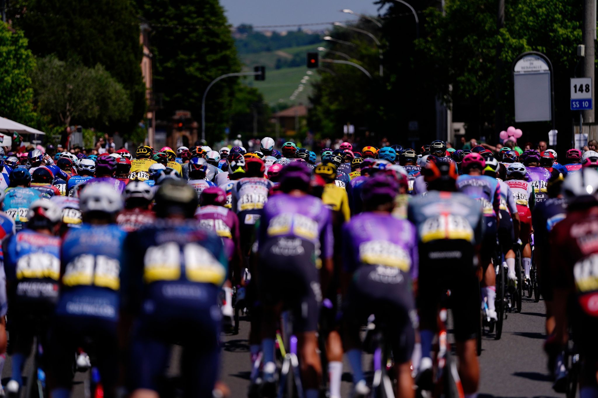 Hohe Temperaturen und hohes Tempo beim Giro.