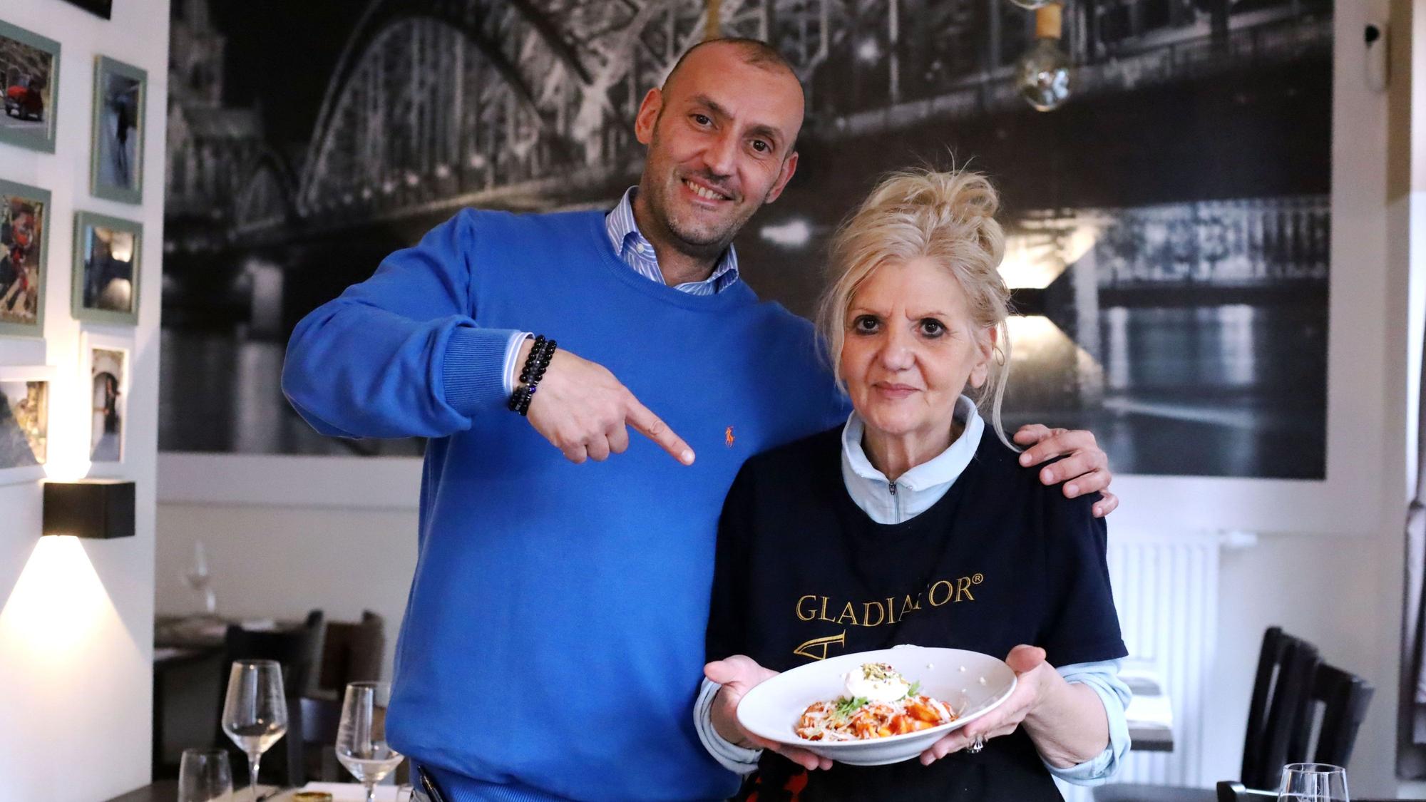 Mutter und Sohn: Lina und Rocco Conte im „Il Brigante Lucano“
