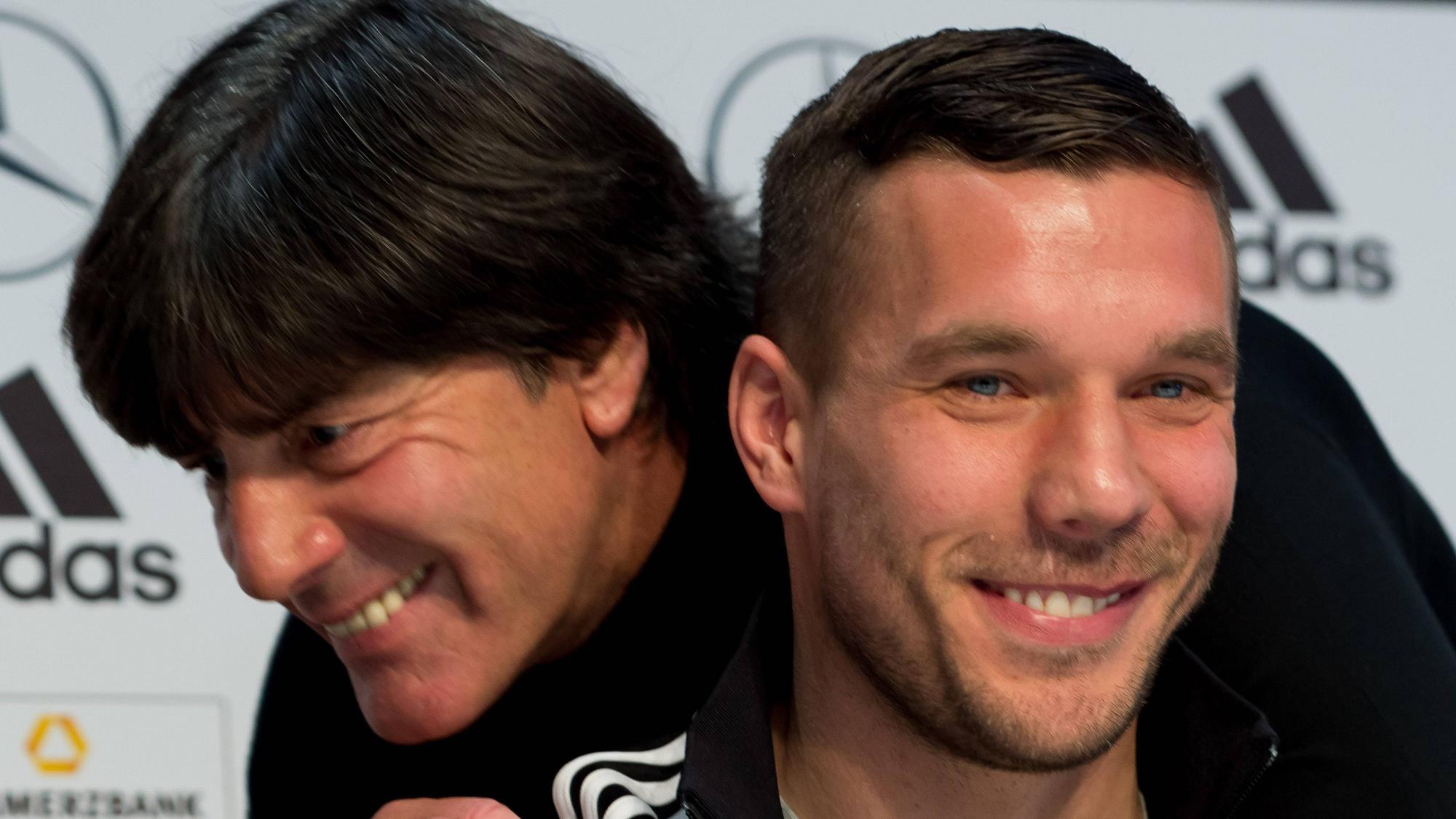 Joachim Löw war einer von Podolskis Wohlfühltrainern.