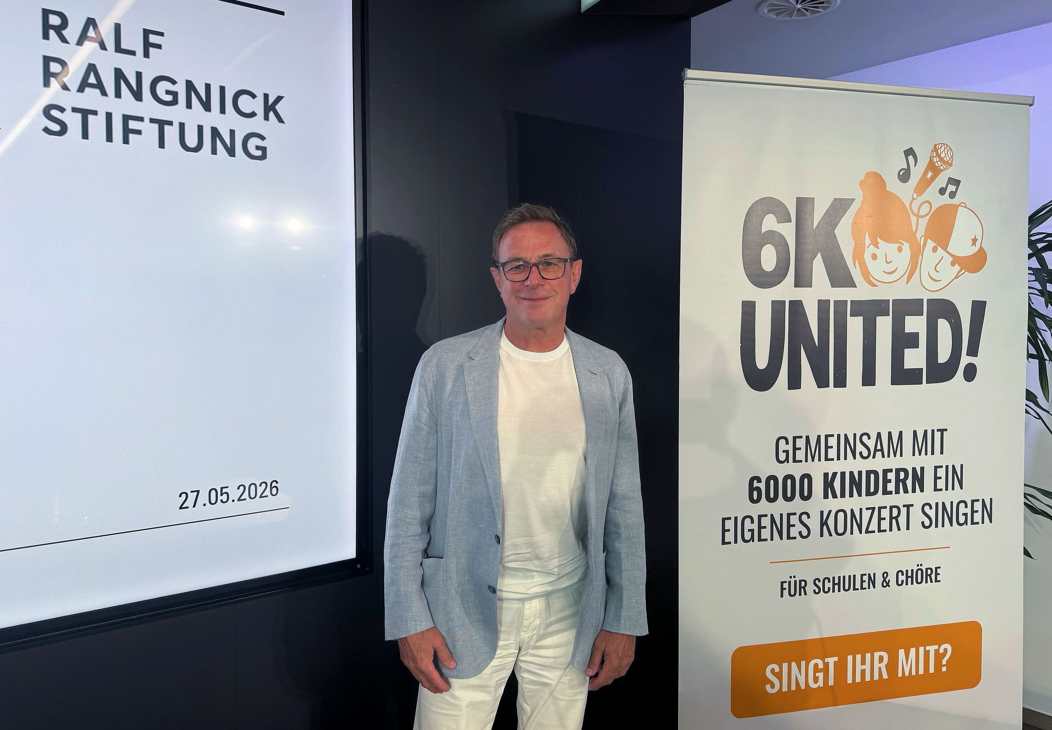 ÖFB-Teamchef Ralf Rangnick engagiert sich bei Bildungsprojekten