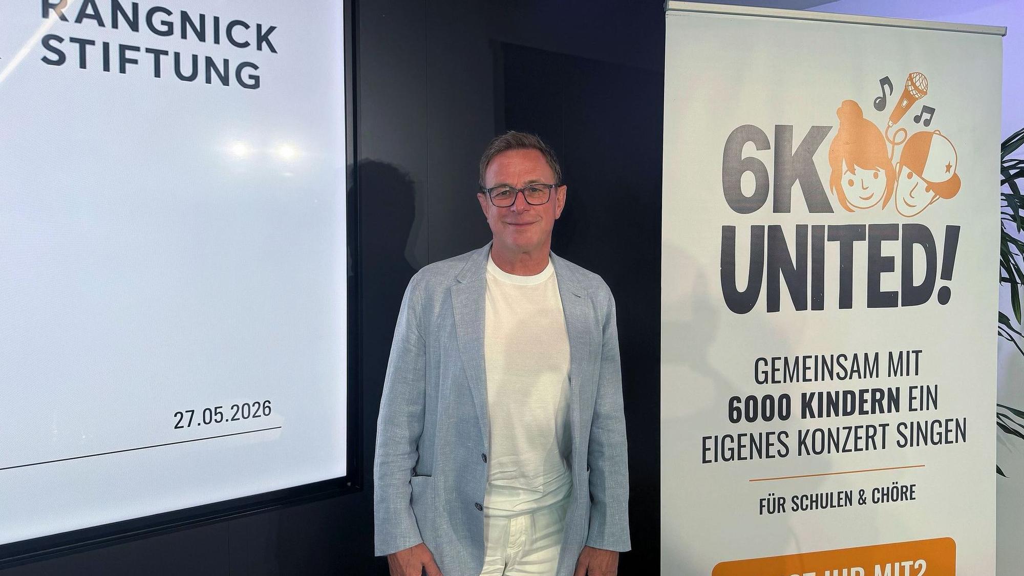 ÖFB-Teamchef Ralf Rangnick engagiert sich bei Bildungsprojekten