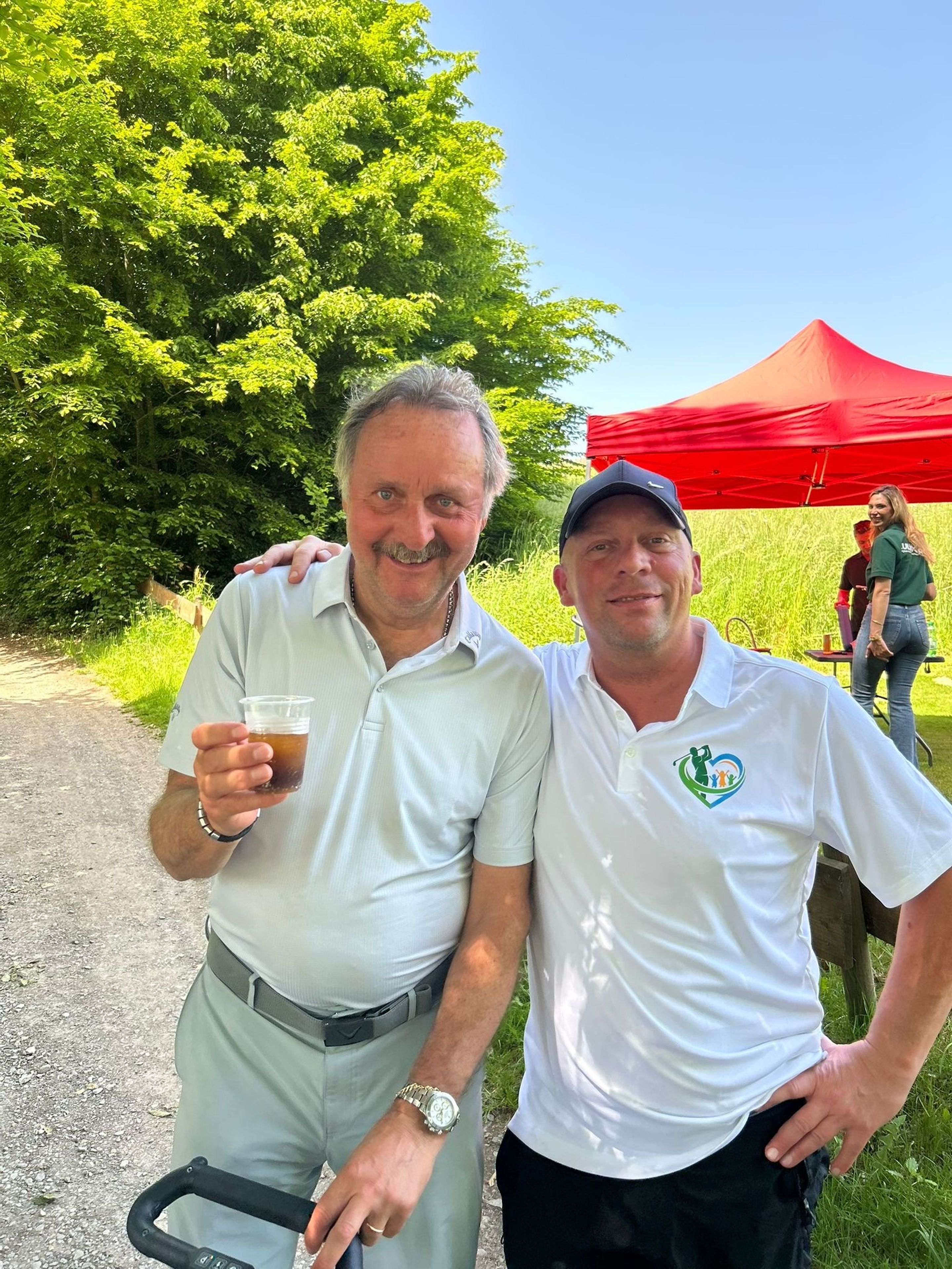 Peter Neururer und Thomas Meschke gingen zusammen auf die Runde.