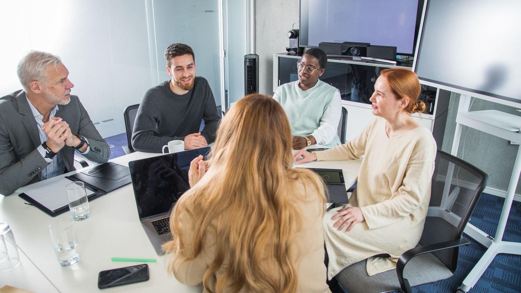 Arbeitskollegen in einem Meeting