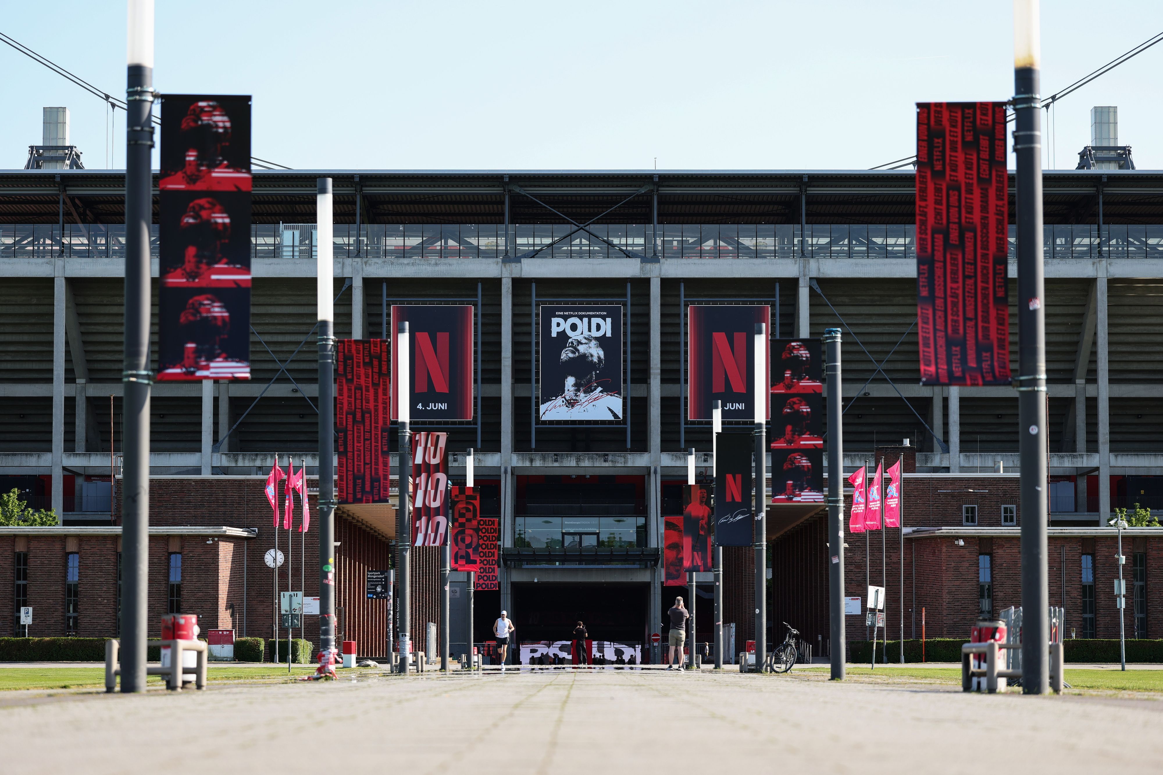 COLOGNE, GERMANY - MAY 27: A general view at the premiere of Netflix's "Poldi" at RheinEnergieStadion on May 27, 2026 in Cologne, Germany. (Photo by Andreas Rentz/Getty Images for Netflix)
