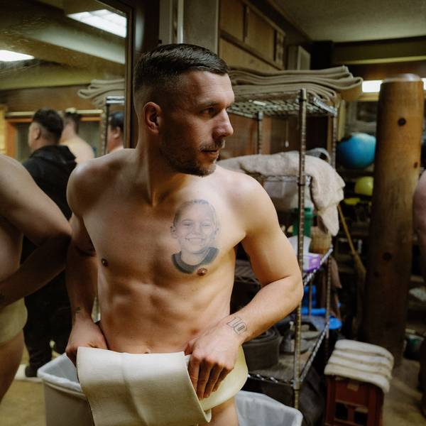 Szene aus der Doku „Poldi“ bei Netflix