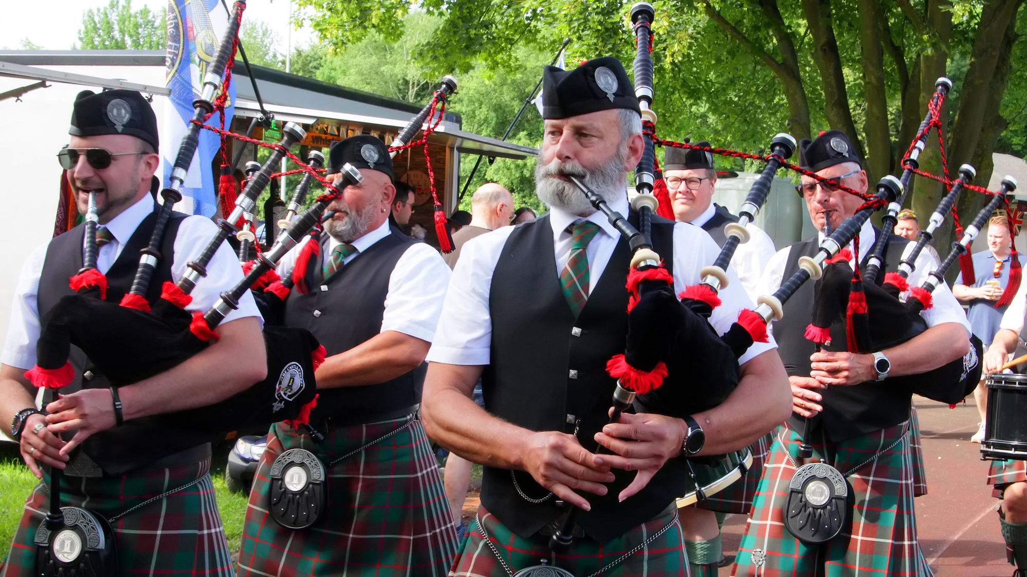 Das Bild zeigt die Castle Pipers aus Wassenberg