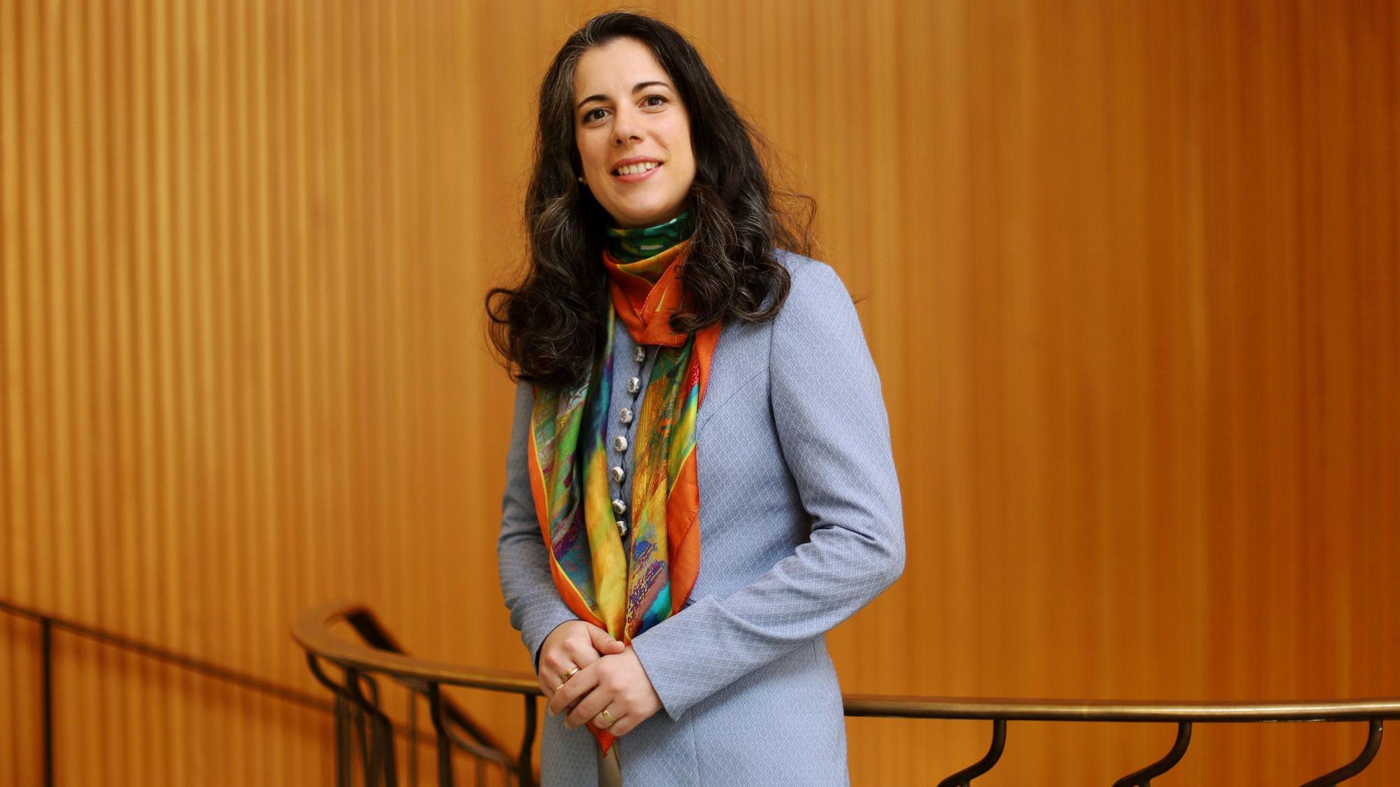 10.04.2026, Köln: Marie Jacquot stellt ihre erste Spielzeit als Chefin des WDR Rundfunksinfonieorchesters vor. Sie ist neue Chefdirigentin des WDR Sinfonieorchesters. Foto: Arton Krasniqi