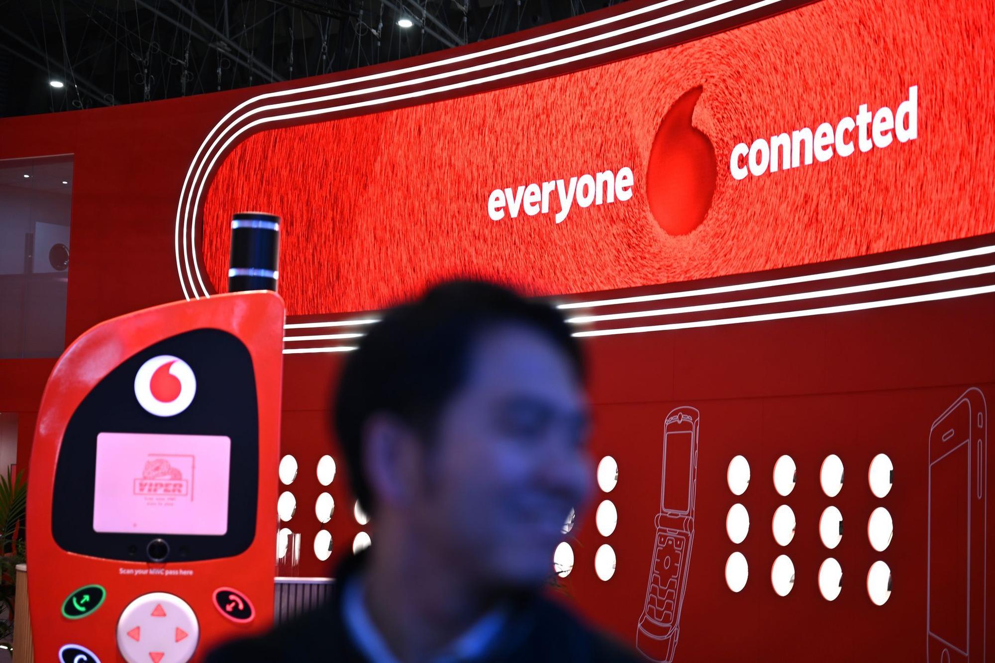 Vodafone-Messestand
