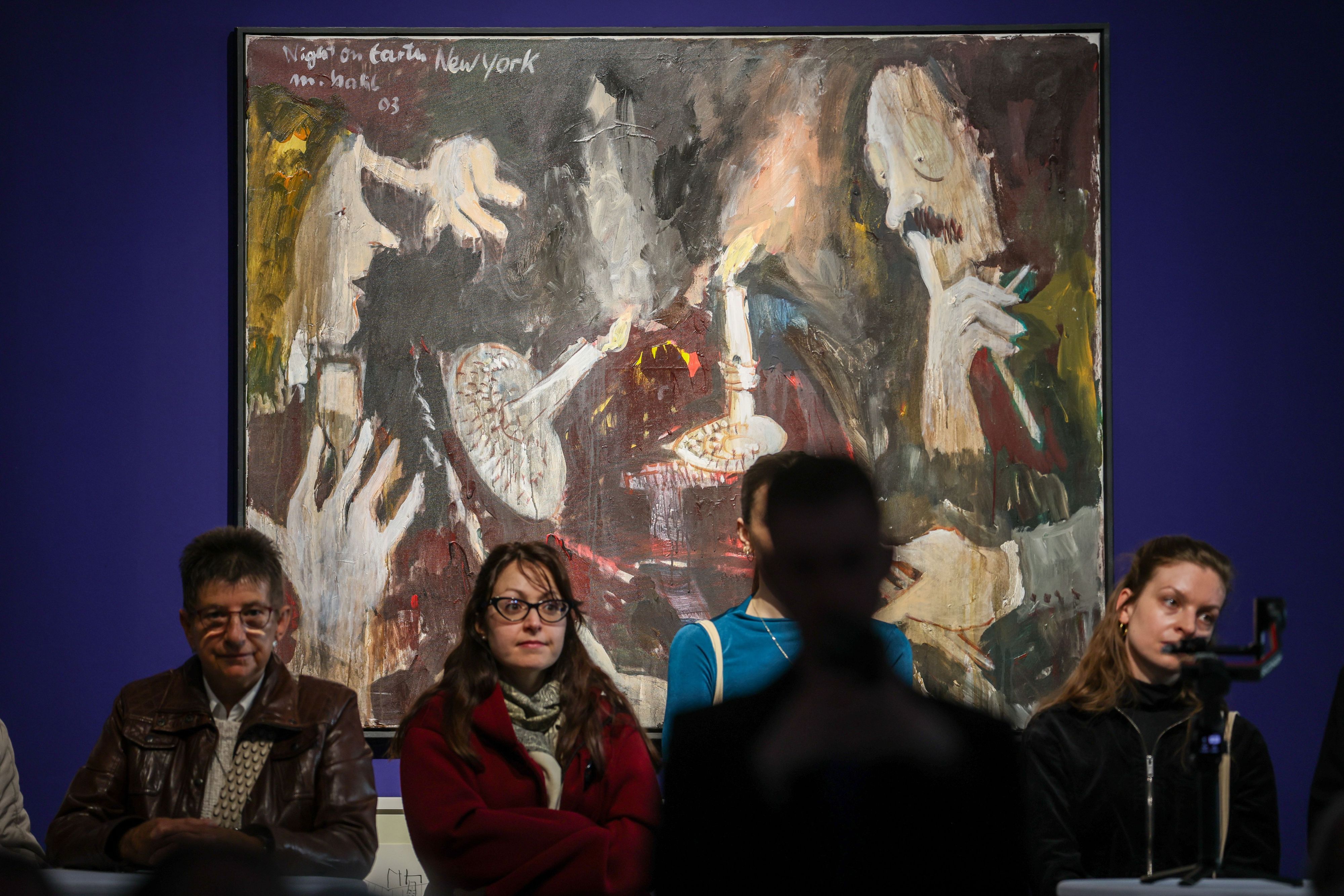 Werke des Schauspielers und Künstlers Armin Mueller-Stahl in der Ausstellung „Night on earth New York“