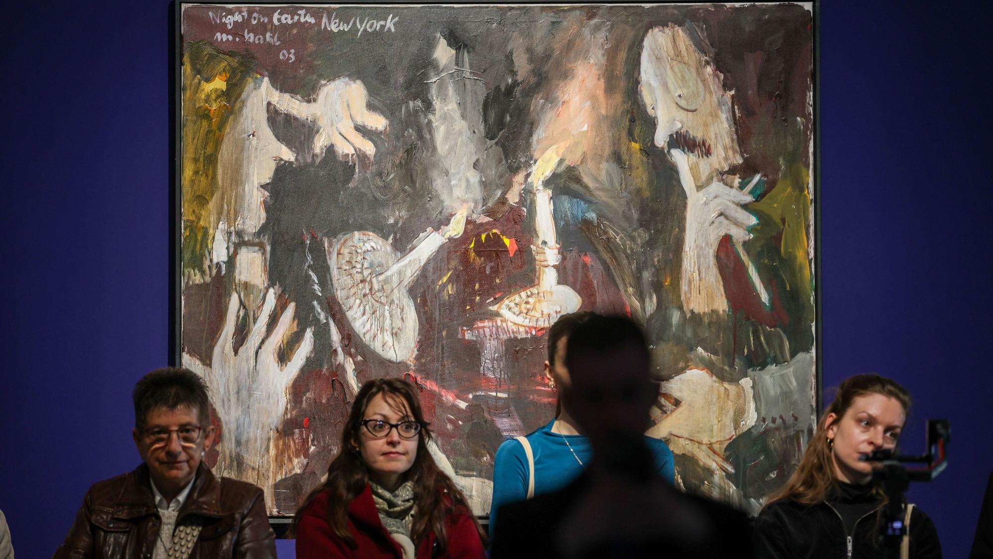 Werke des Schauspielers und Künstlers Armin Mueller-Stahl in der Ausstellung „Night on earth New York“
