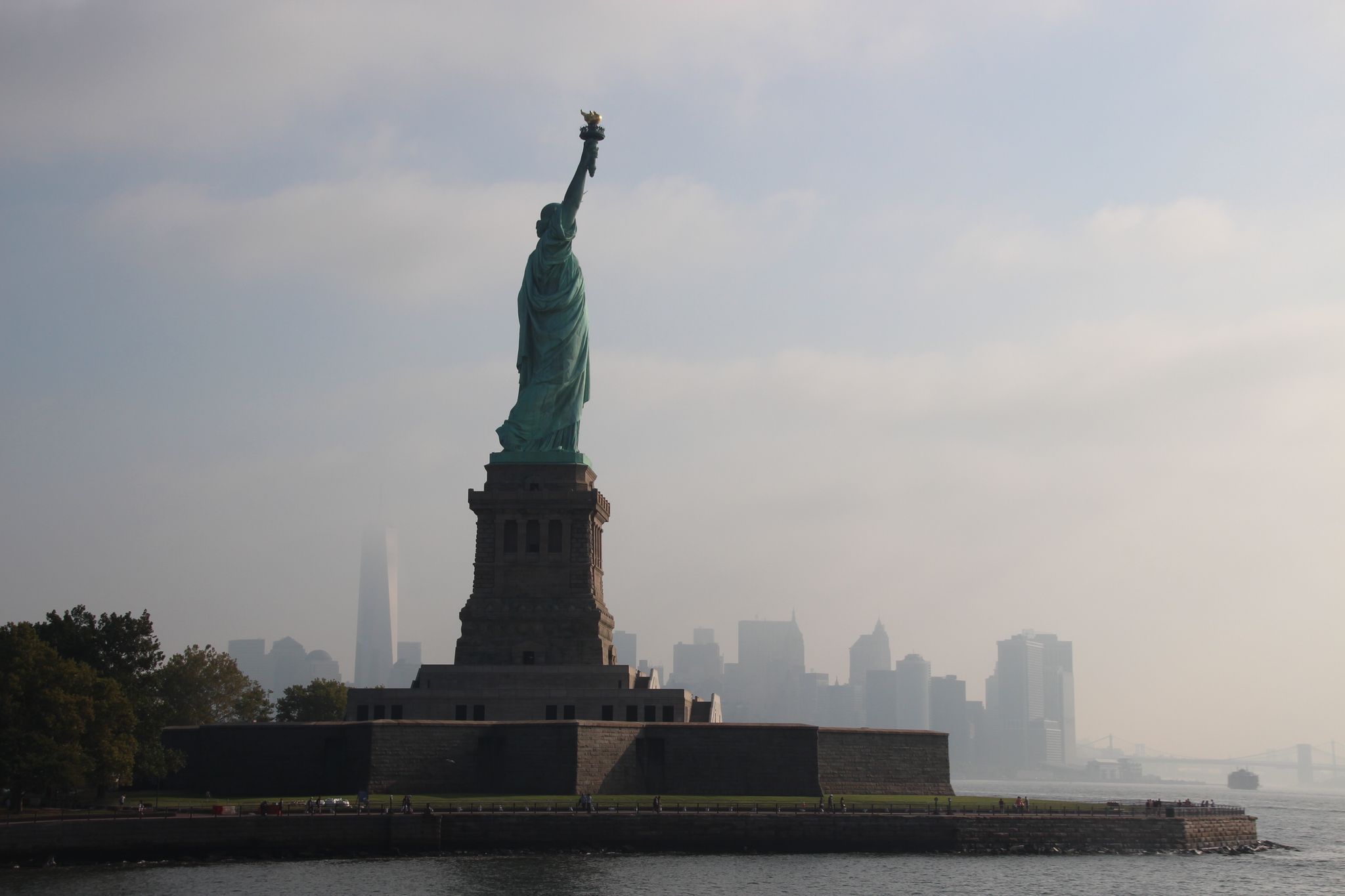Die Freiheitsstatue in New York