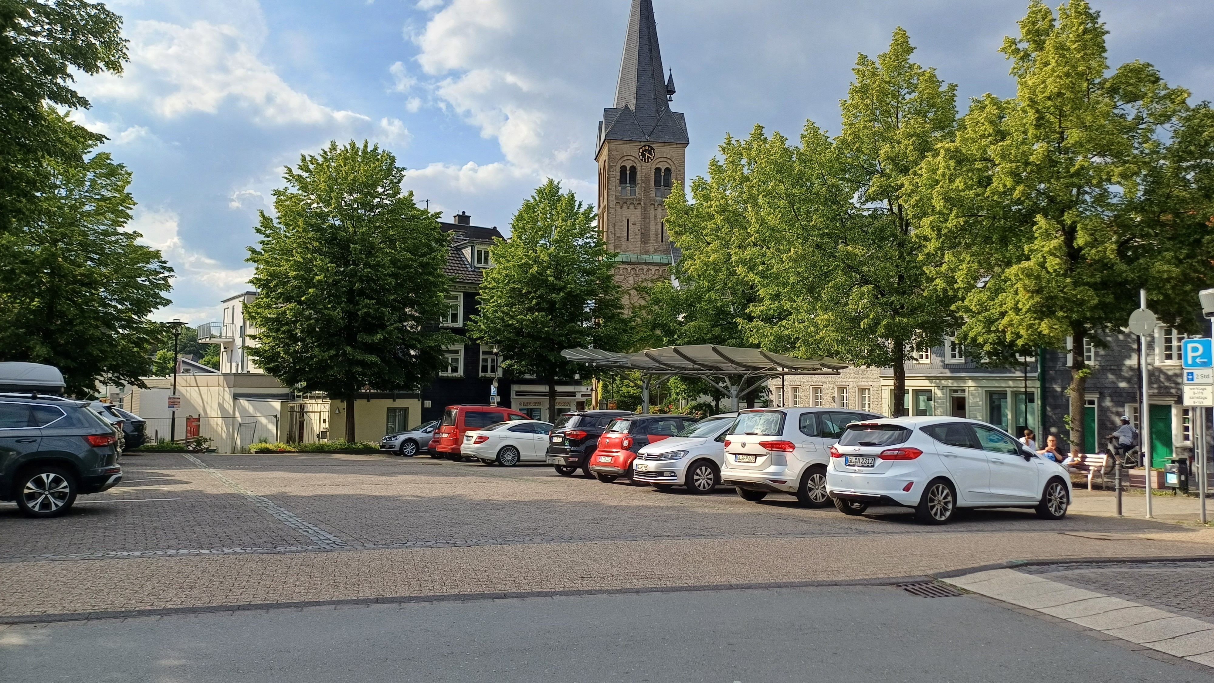 Der Burscheider Marktplatz