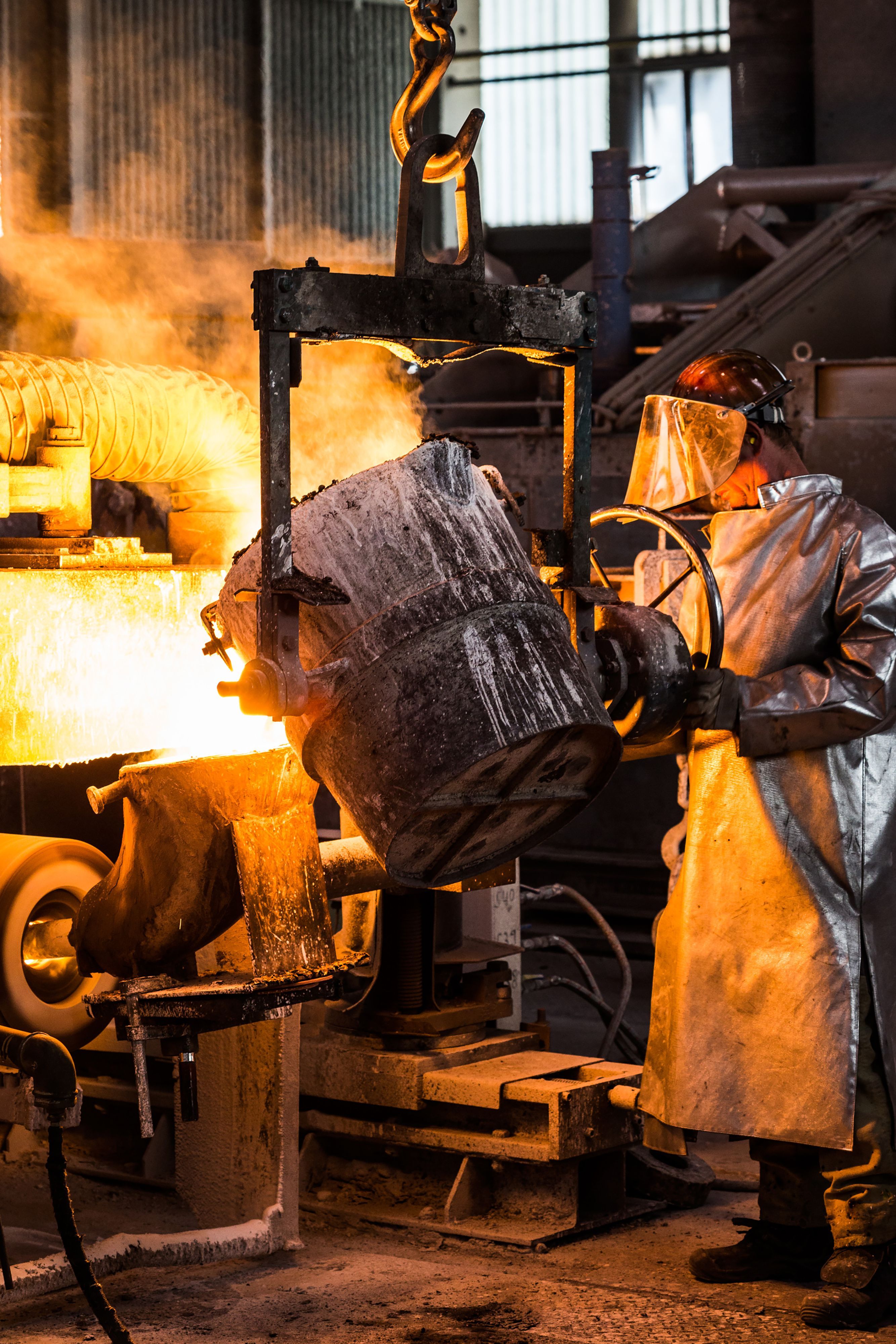 Für die Metallverarbeitung wird viel Energie benötigt.