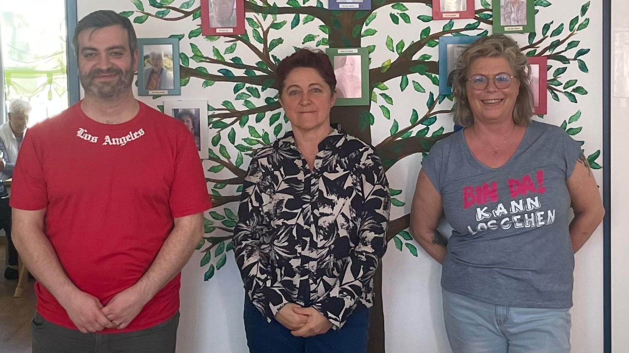 Zu sehen sind Jana Puccio, Marcel Klein und Toni Nutz.