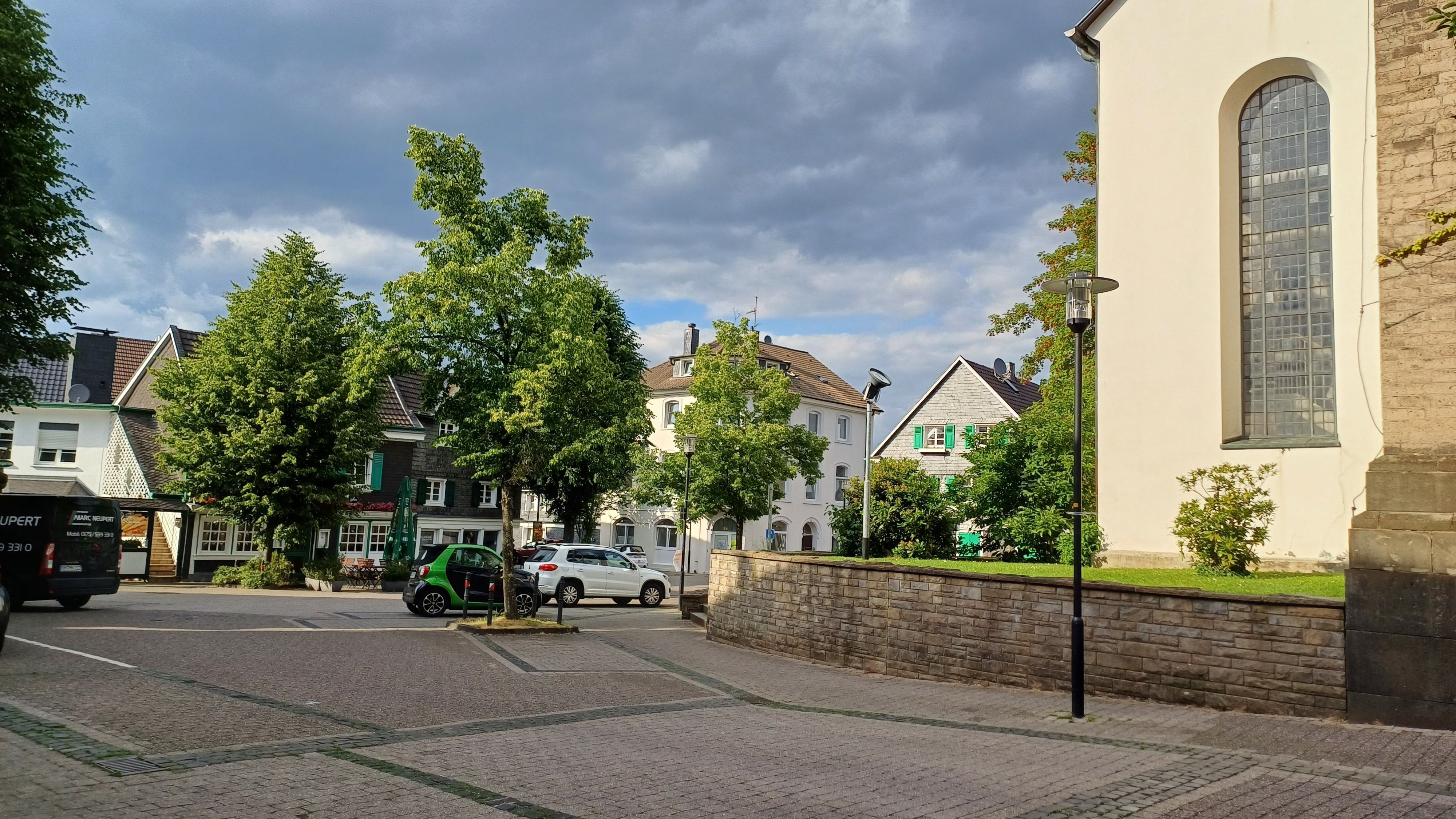 Die Kirchenkurve in Burscheid