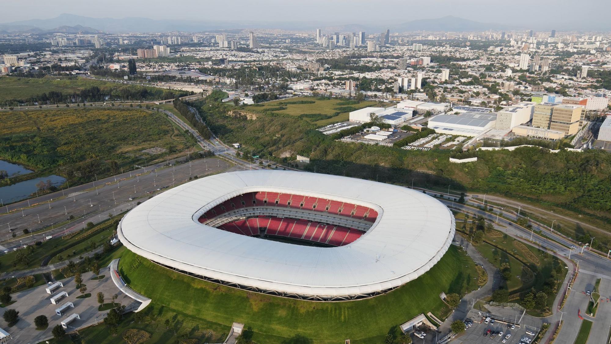 Das Akron-Stadion in Zapopan