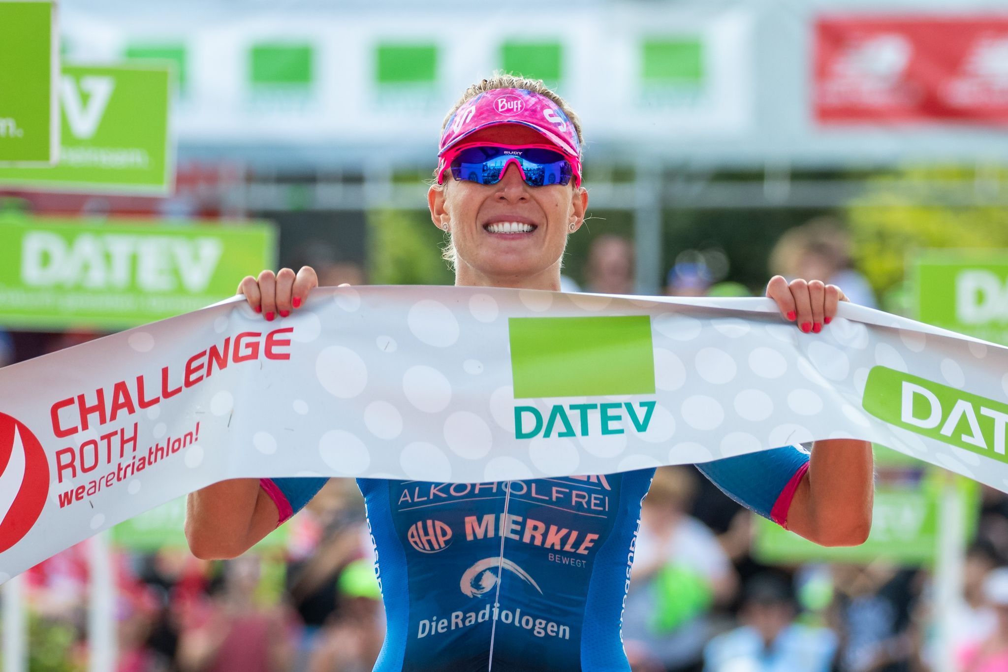 Triathletin Daniela Bleymehl