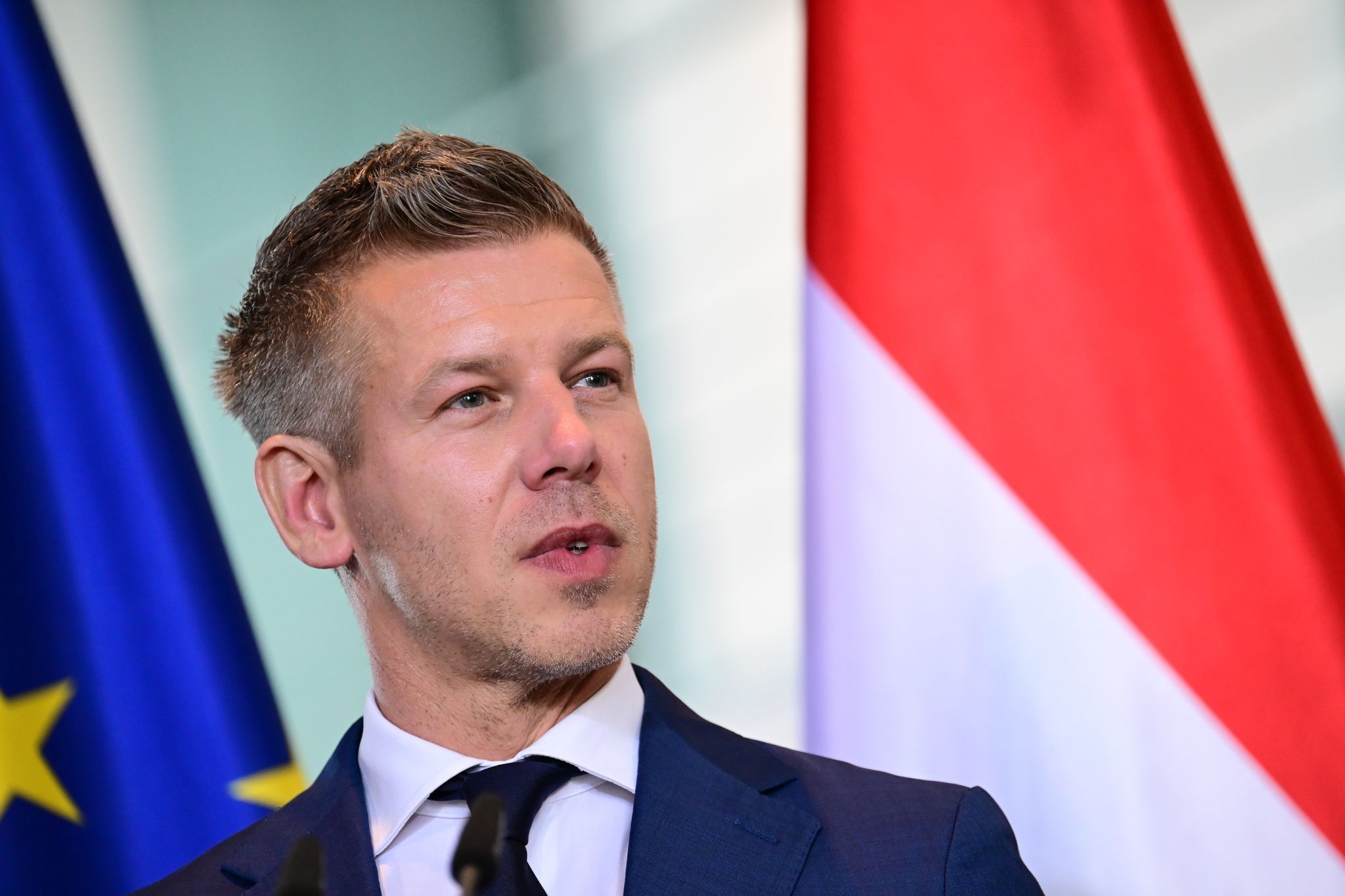 Ungarns Ministerpräsident Magyar in Berlin
