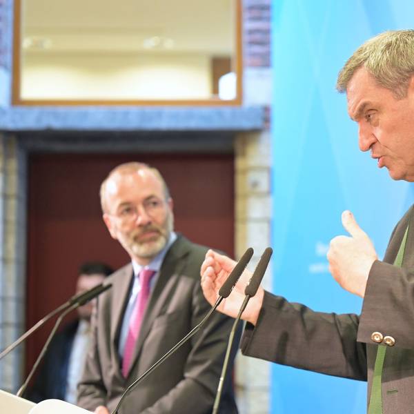 Söder und bayerisches Kabinett in Brüssel