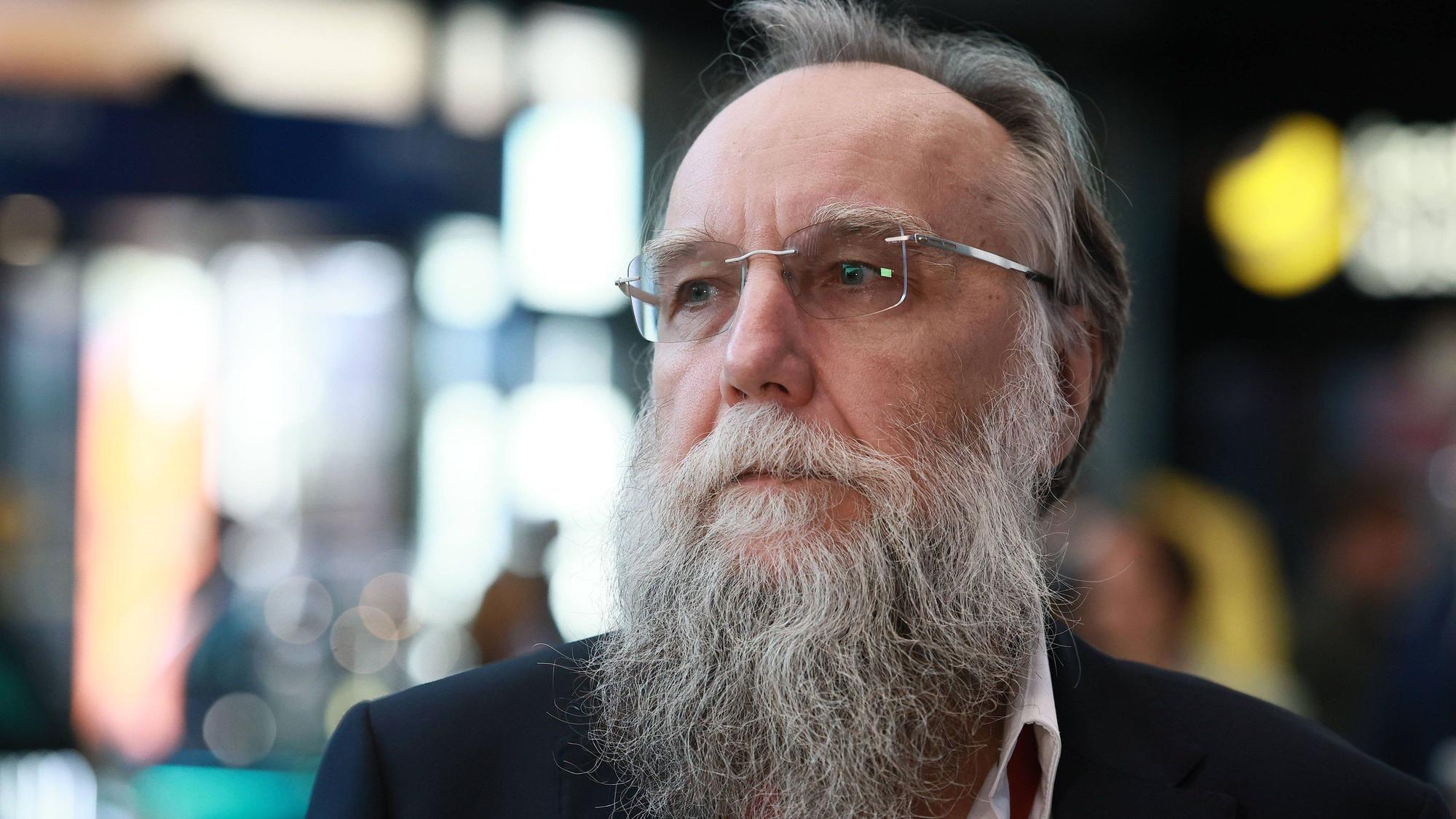 Der russische Neofaschist Alexander Dugin in St. Petersburg.