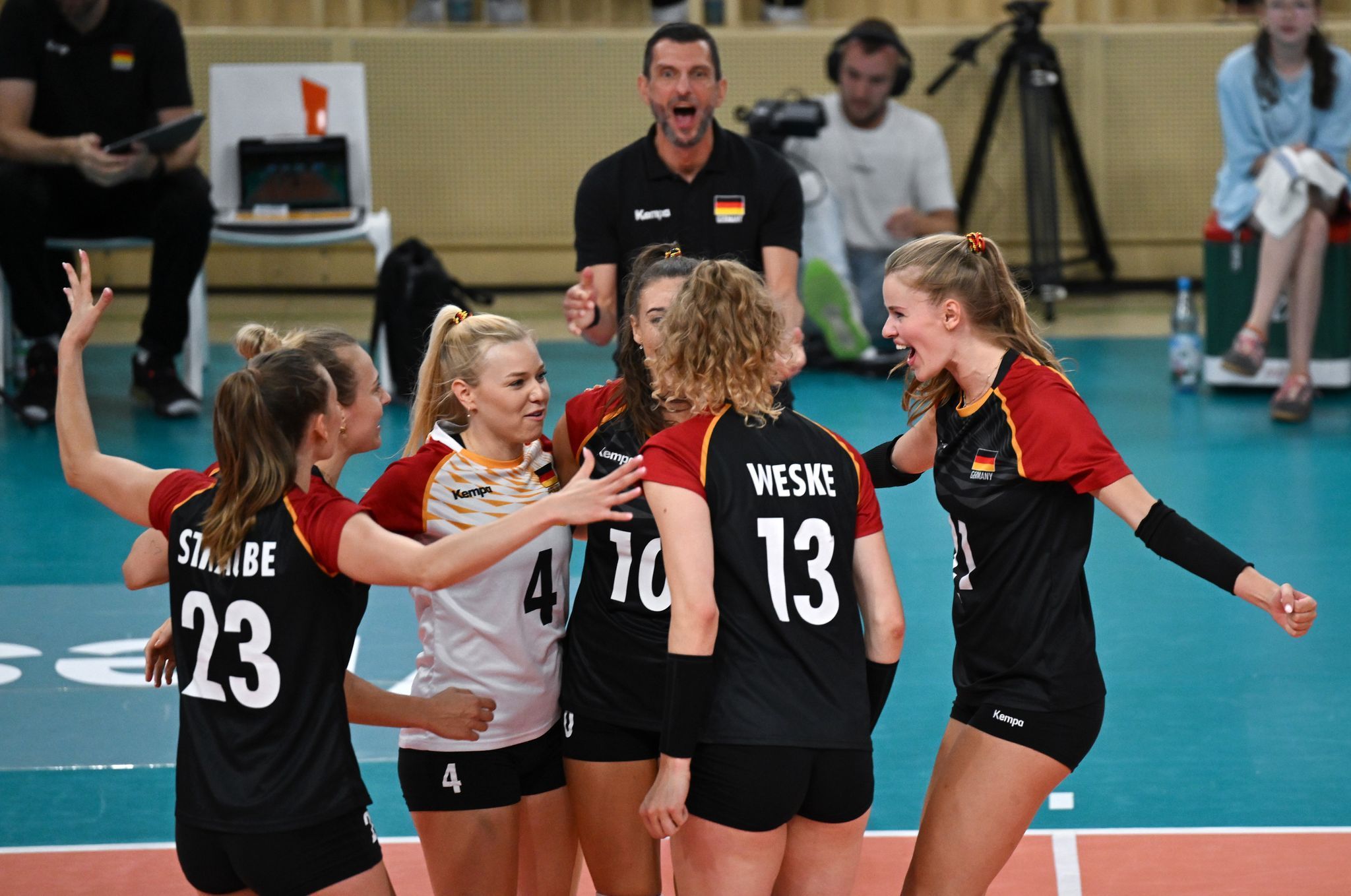 Die deutschen Volleyballerinnen