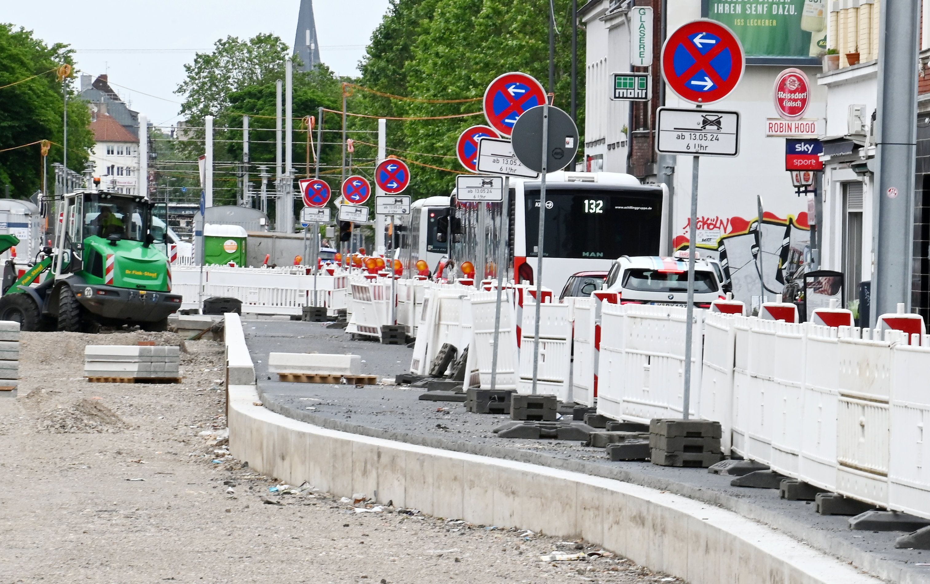 Die Bonner Straße ist noch bis 2029 eine Baustelle.