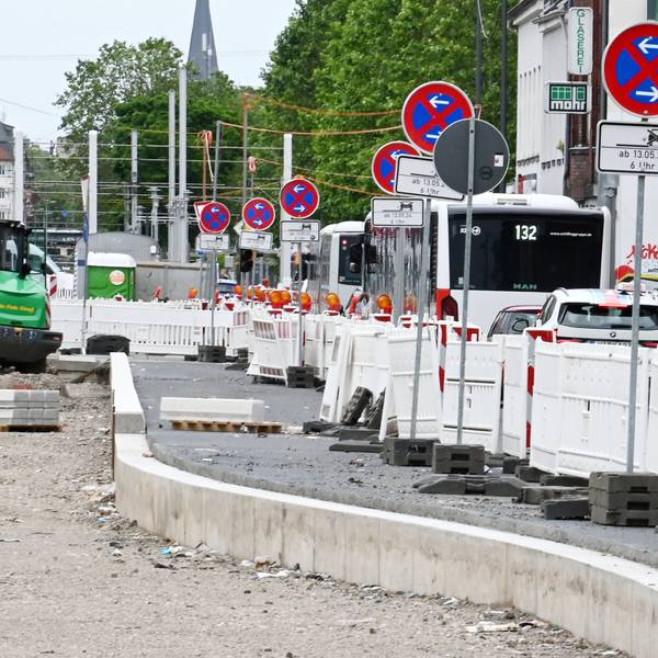 Die Bonner Straße ist noch bis 2029 eine Baustelle.