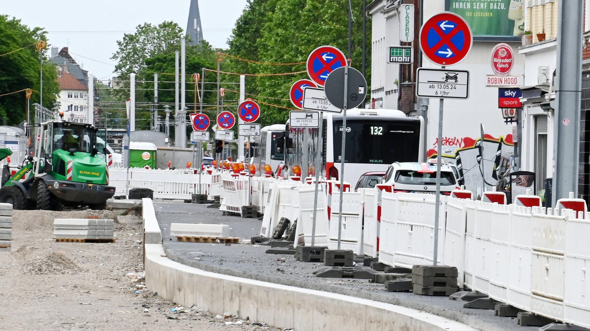 Die Bonner Straße ist noch bis 2029 eine Baustelle.