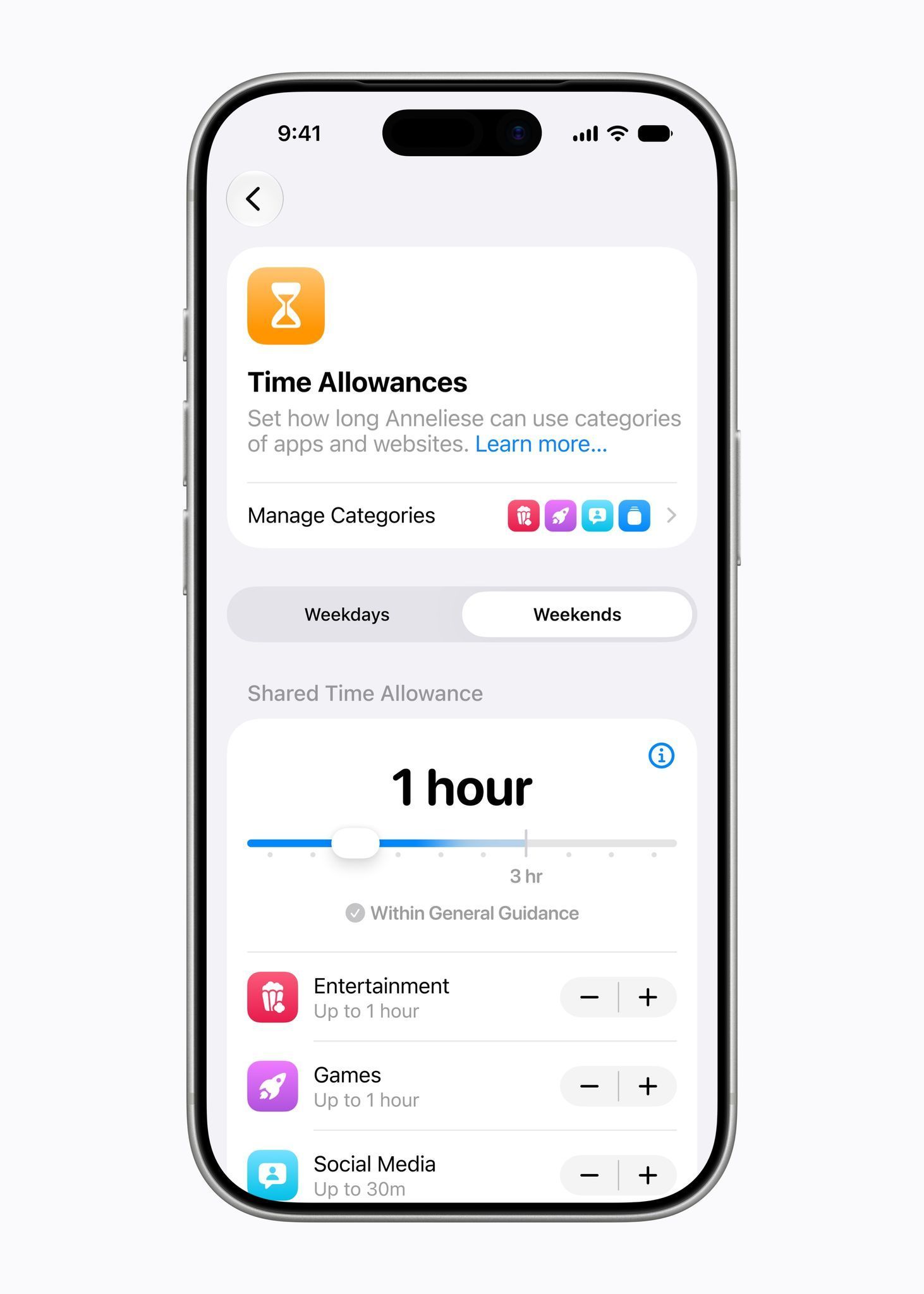 iOS 27: Bildschirmzeit-Optionen für Kinder-Konten