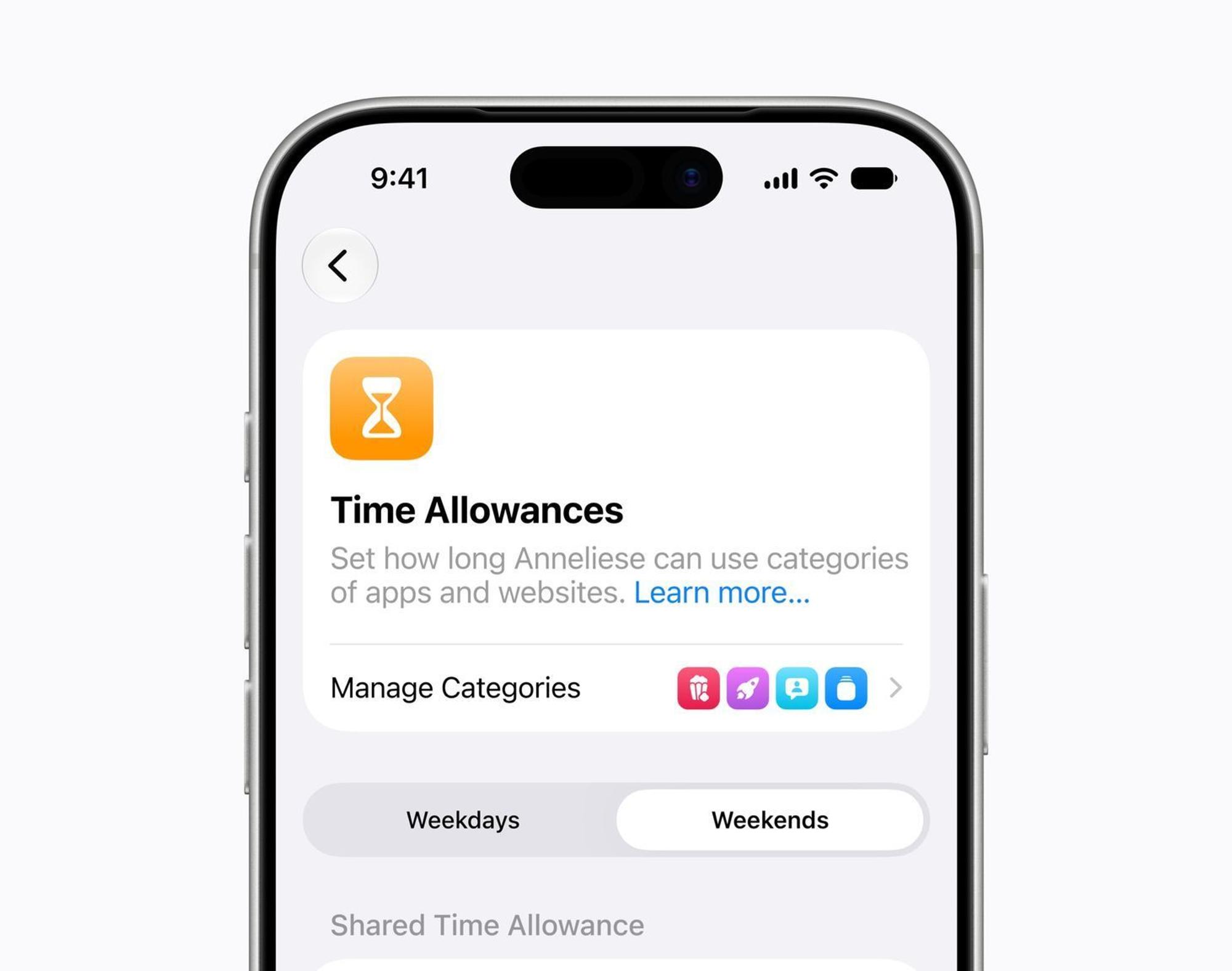 iOS 27: Bildschirmzeit-Optionen für Kinder-Konten