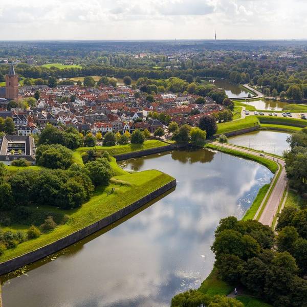 Luftaufnahme von Naarden