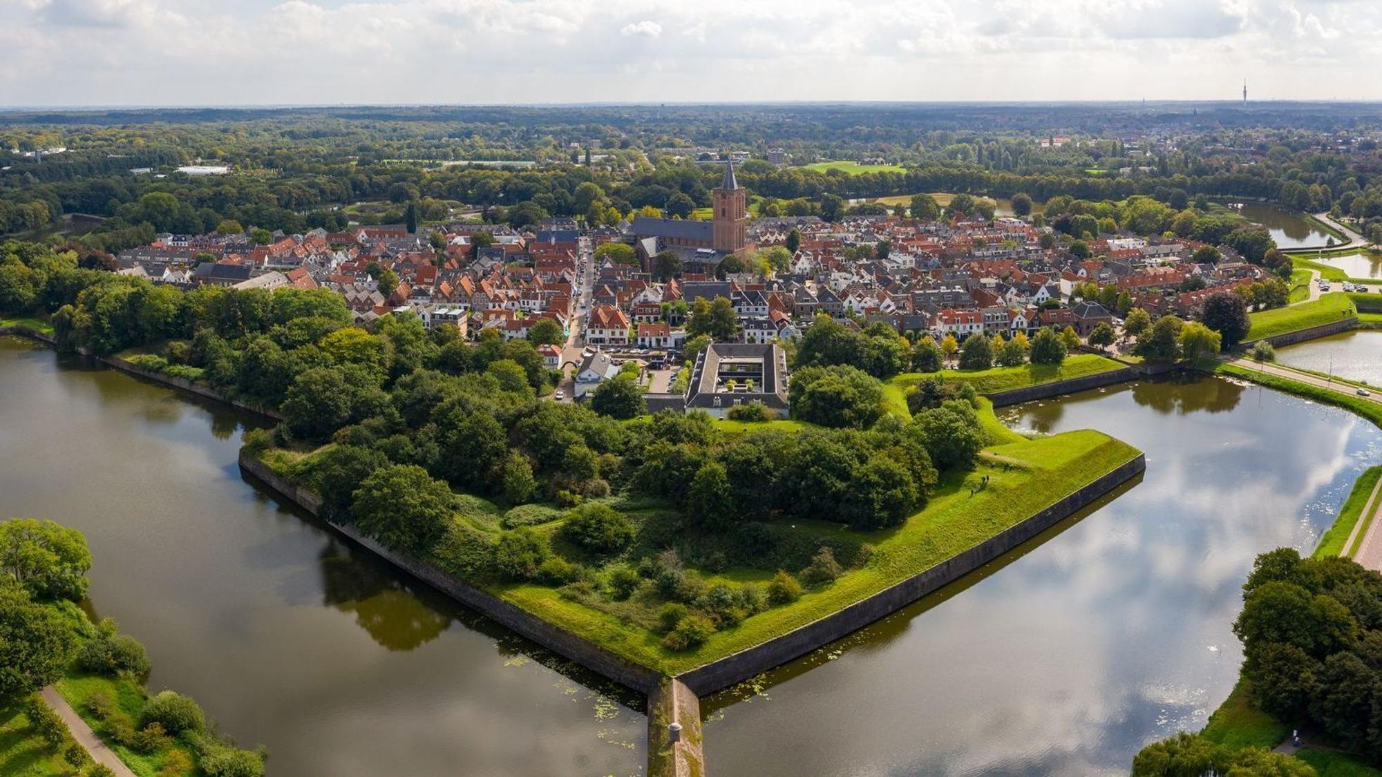 Luftaufnahme von Naarden
