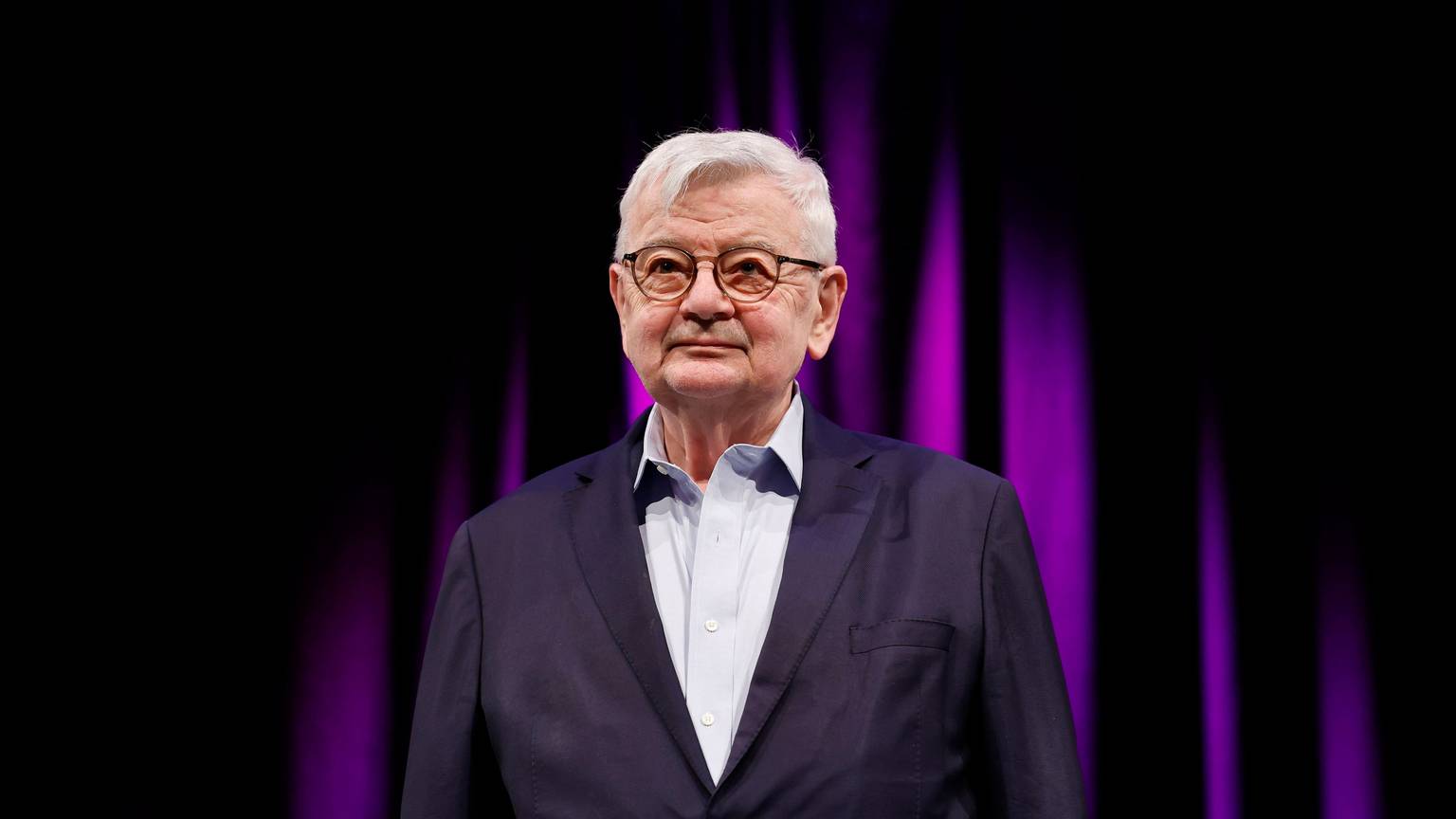 Joschka Fischer auf der Phil.Cologne im WDR-Funkhaus am Wallrafplatz