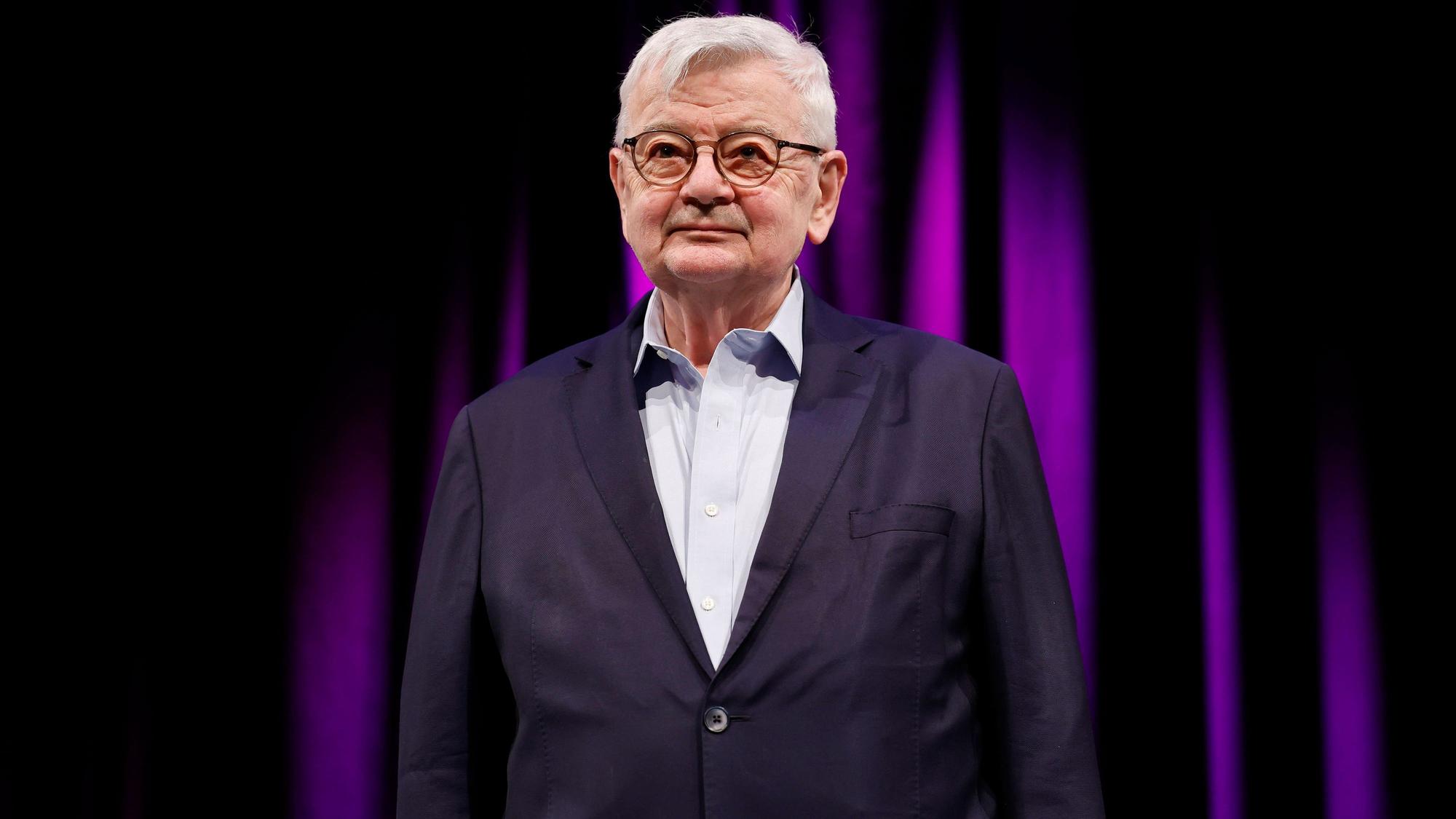 Joschka Fischer auf der Phil.Cologne im WDR-Funkhaus am Wallrafplatz