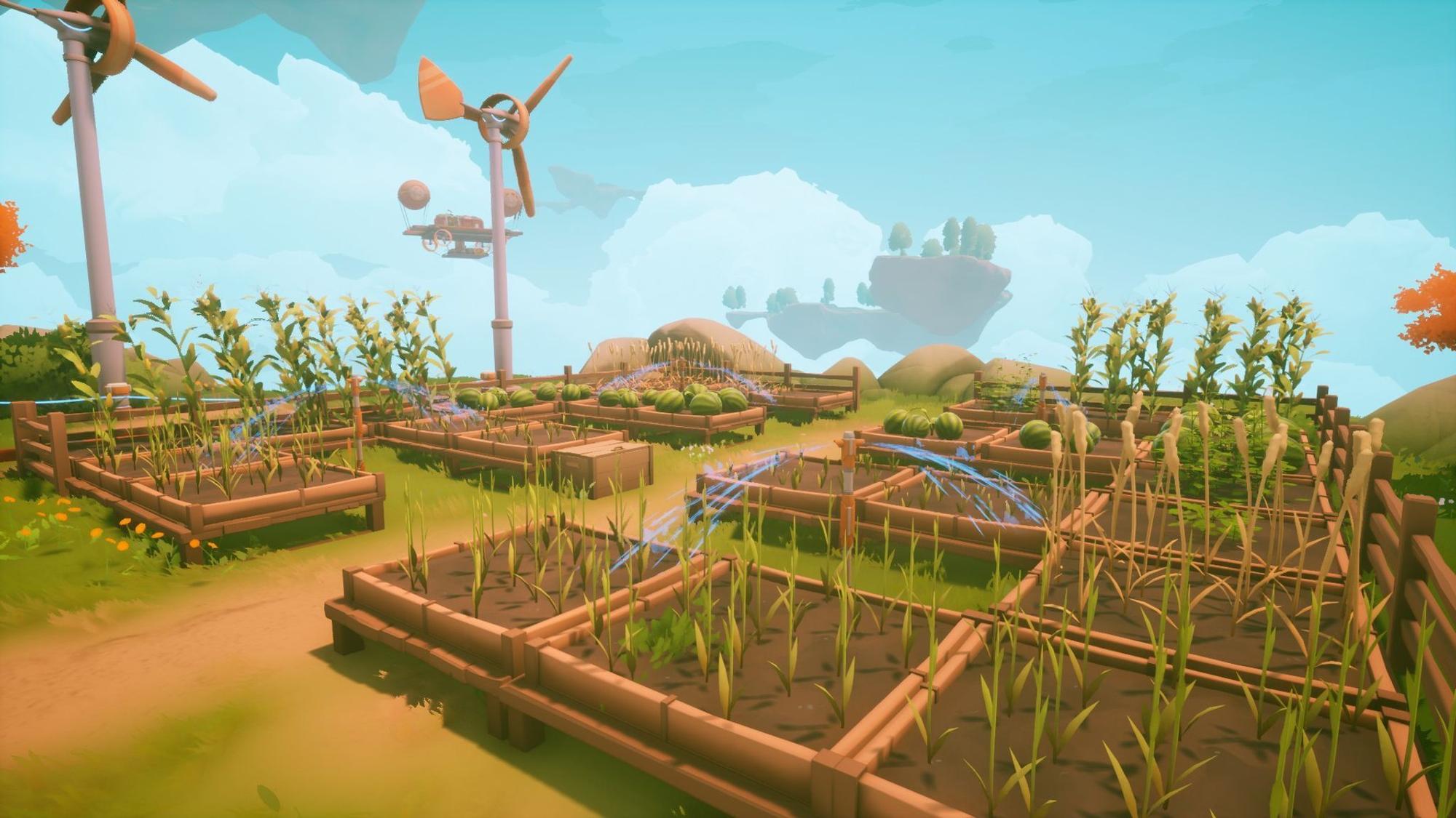 Screenshot aus dem Spiel «Solarpunk»