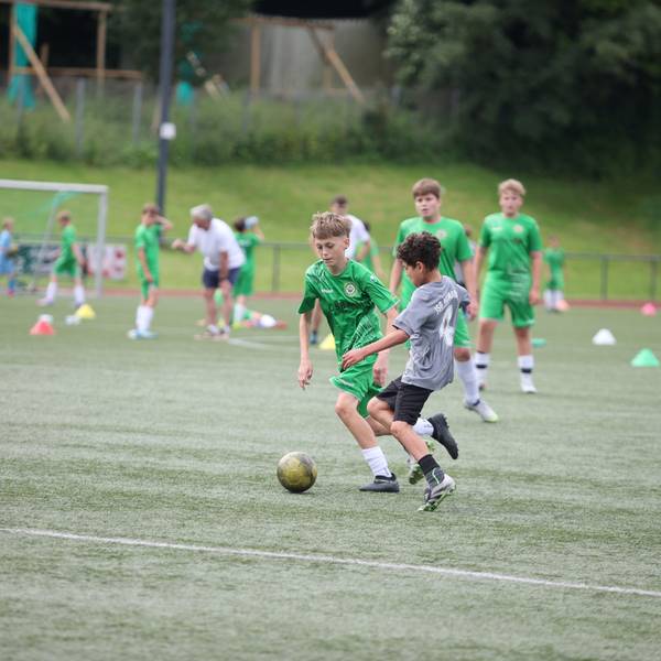 Spielszene aus dem Jugendfußball