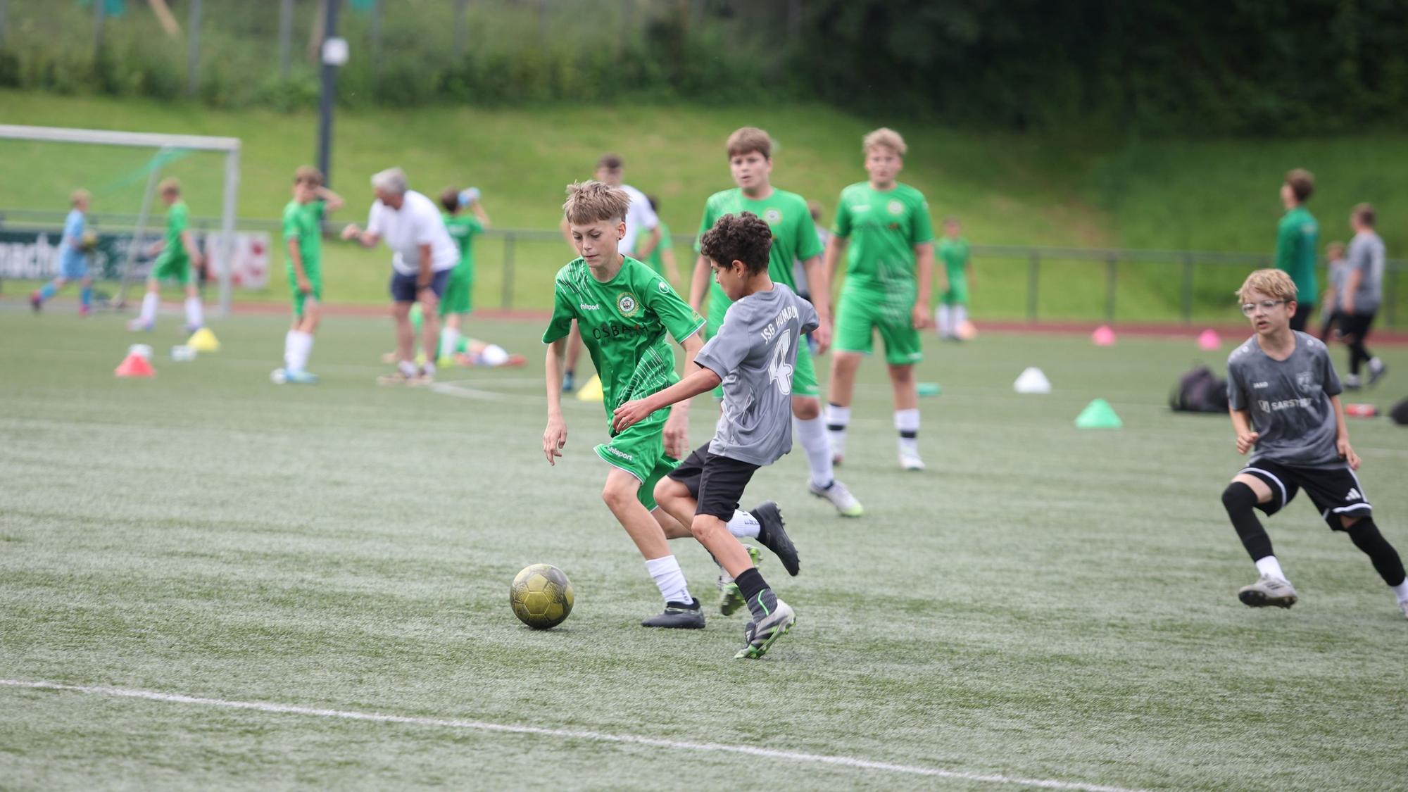 Spielszene aus dem Jugendfußball
