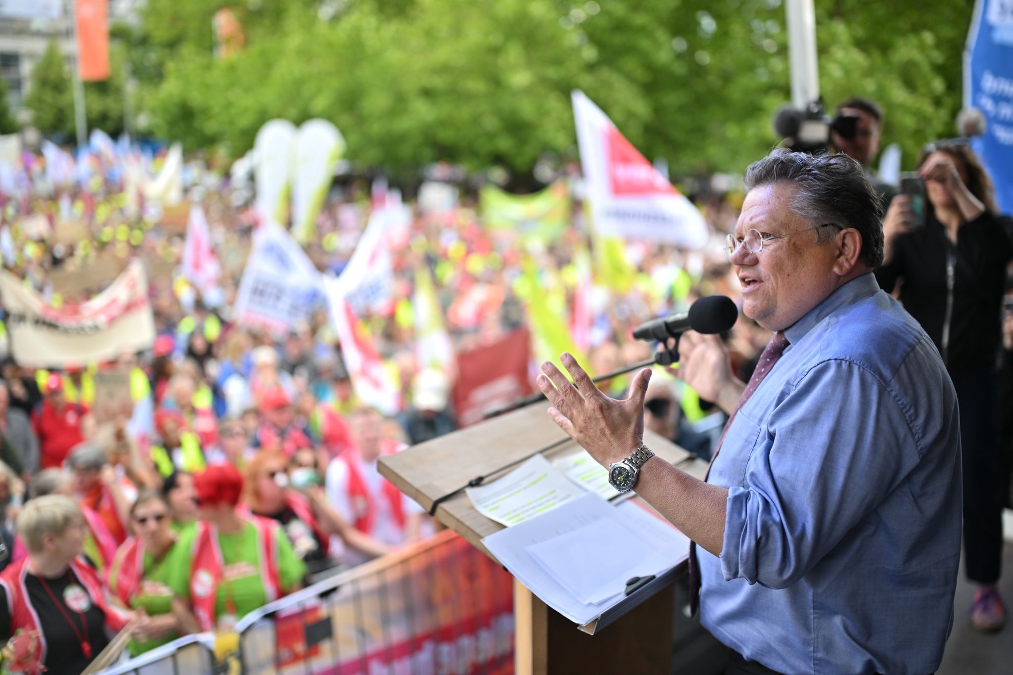 Gesundheitsministerkonferenz - Proteste
