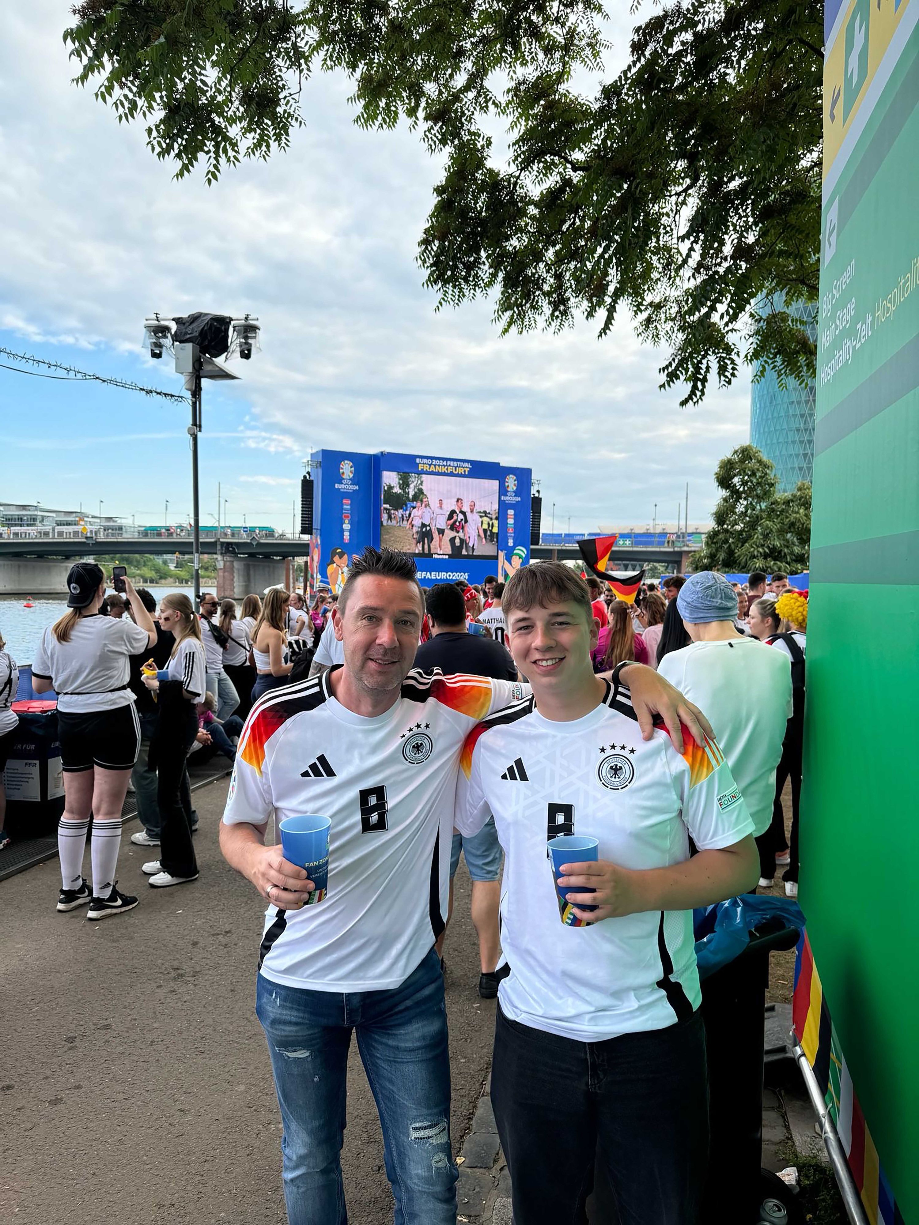 Uwe Metternich bei der EM 2024 im Deutschlandtrikot.