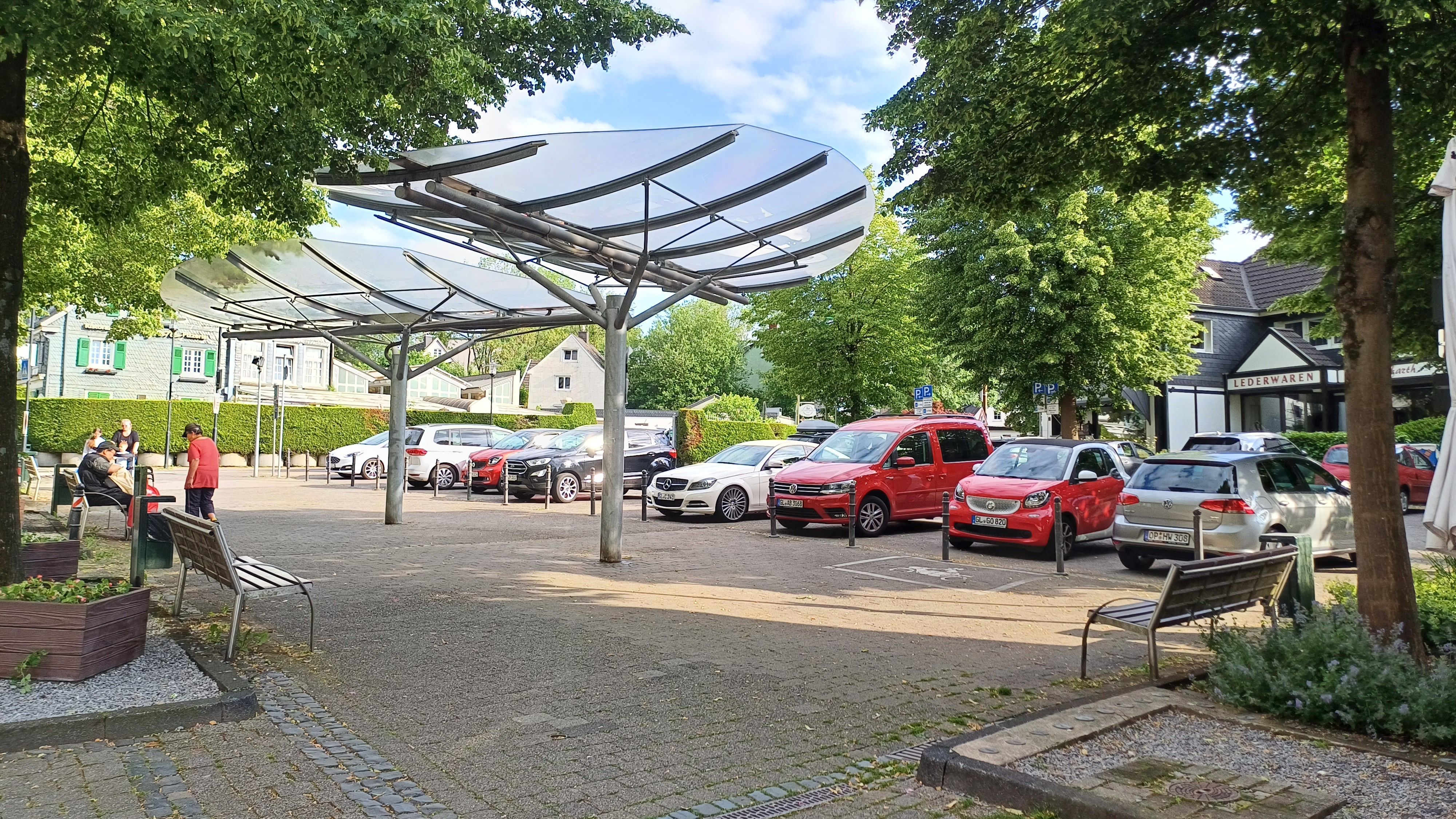 Der Marktplatz in Burscheid