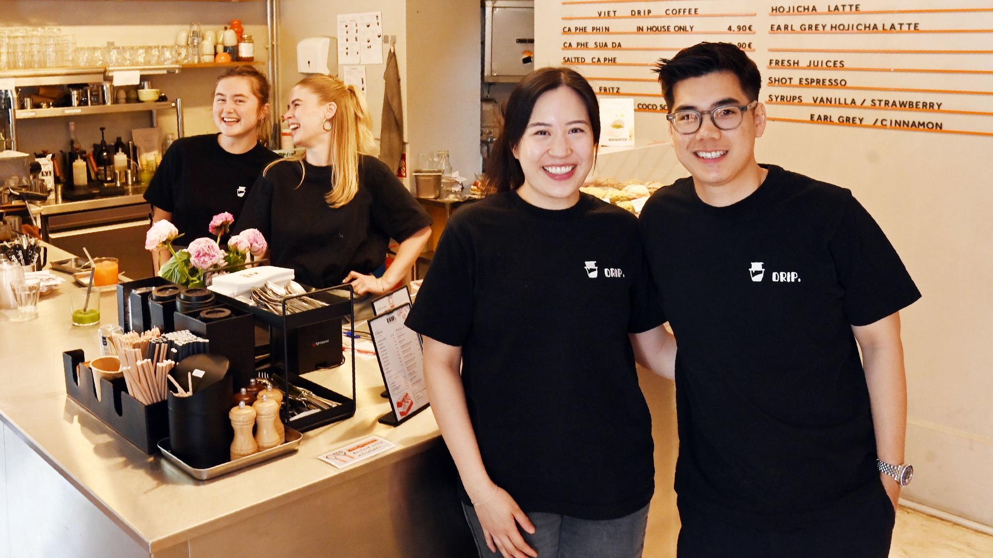 Thi My Huyen Dao und Duc Anh Nguyen betreiben das Café.